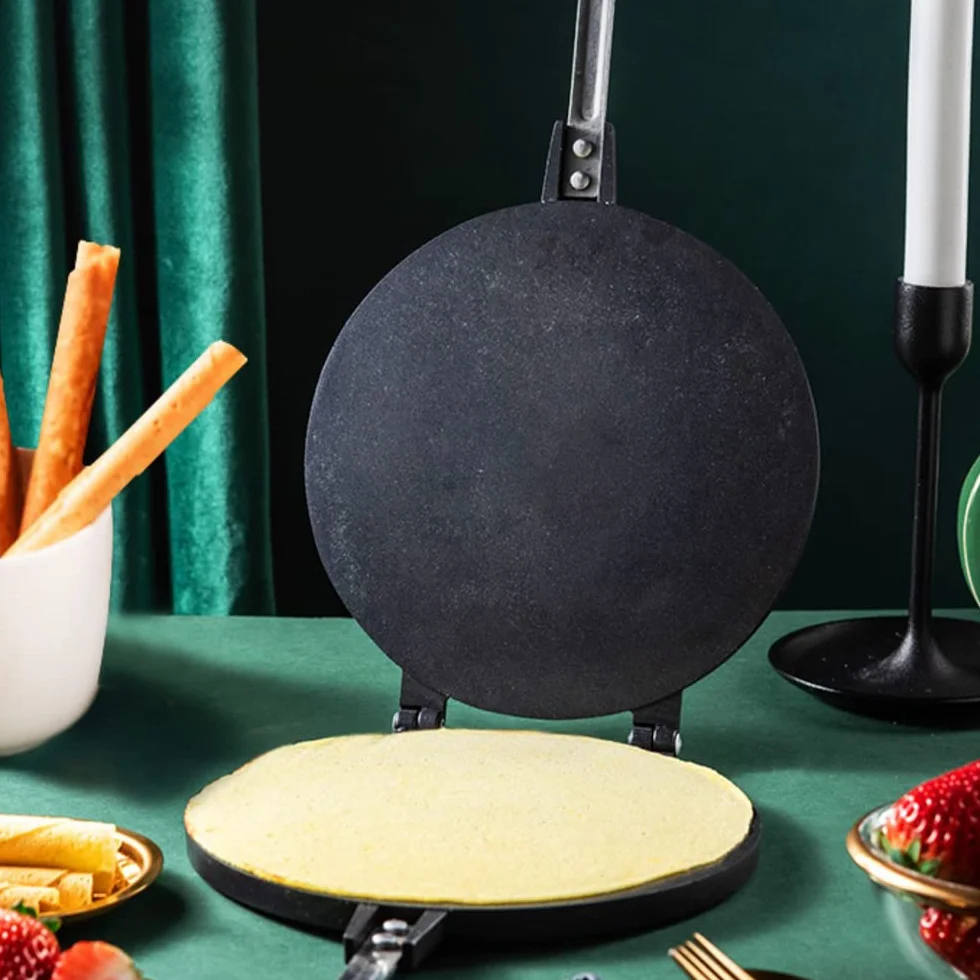 Máquina de Crêpes Sartén Crepes Helado Omelette Pan Crêpera Máquinas de Quesadillas y Tortillas Gofreras (Tortilla)