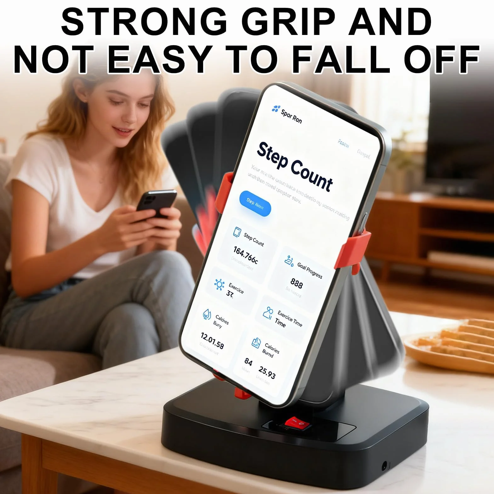 Podómetro Teléfono Móvil Agitador Automático para WeWard/Go Plus Accesorios Columpio