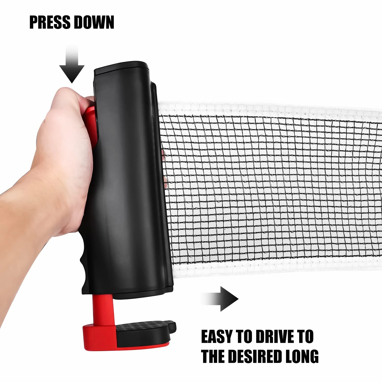 Red de ping pong portátil para exterior e interior, repuesto para cualquier mesa
