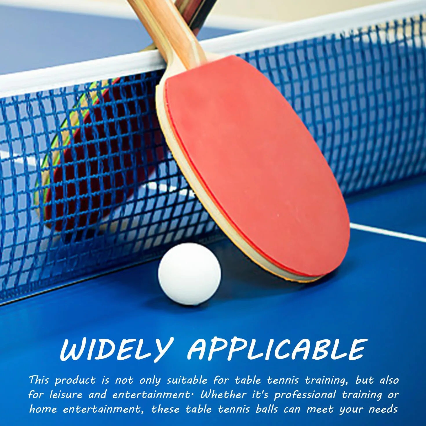 Pack de 20 Pelotas de Tenis de Mesa de Plástico Duraderas