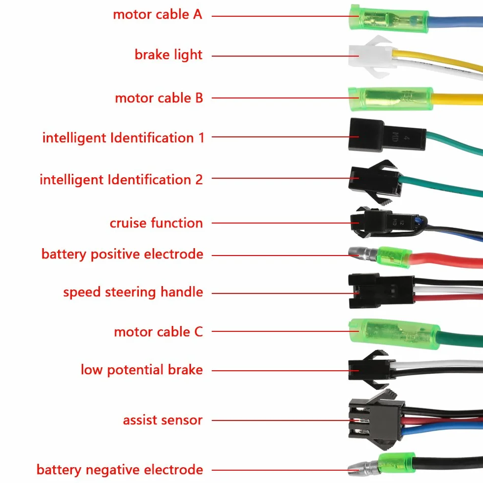 Motor eléctrico sin escobillas 36V 48V 350W aleación de aluminio para bicicleta eléctrica