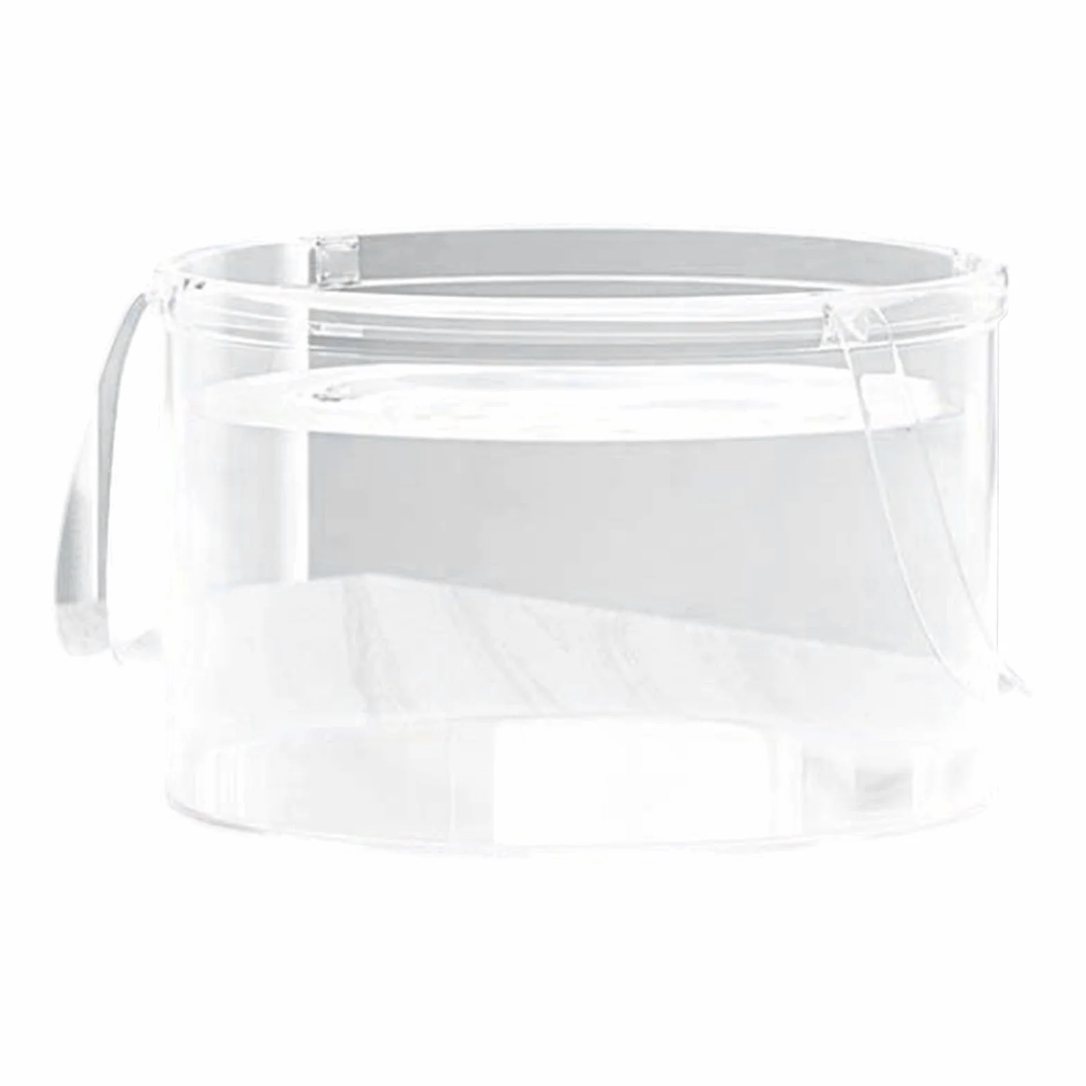 Cubeta de Agua Bañera Plegable Transparente con Asas para Ropa Baño Jardín