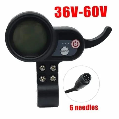 Scooter eléctrico 60V 52V 48V 36V Motor sin escobillas sin controlador Hall Pantalla LCD Controlador inteligente