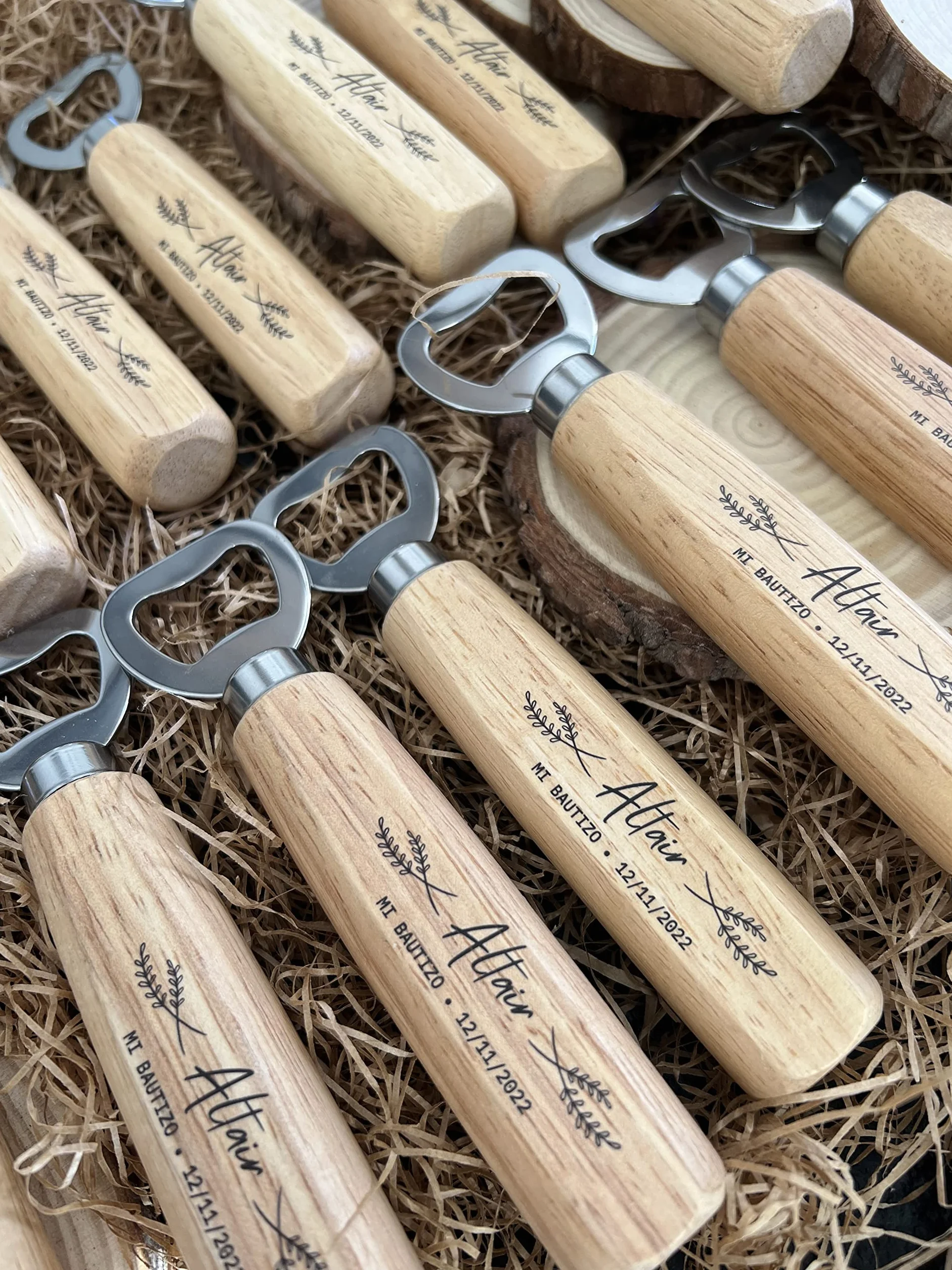 Abrebotellas clásico personalizado con nombre o logotipo, imanes personalizados, regalo original