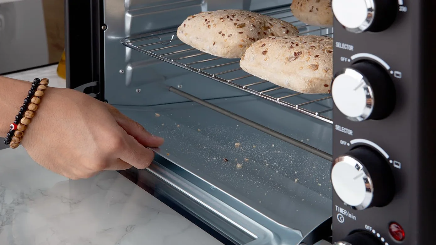 Orbegozo HCI 5045 - Horno eléctrico de sobremesa, termostato regulable, temporizador, indicador luminoso, 45 litros, 2000 W, [Exclusivo Amazon]