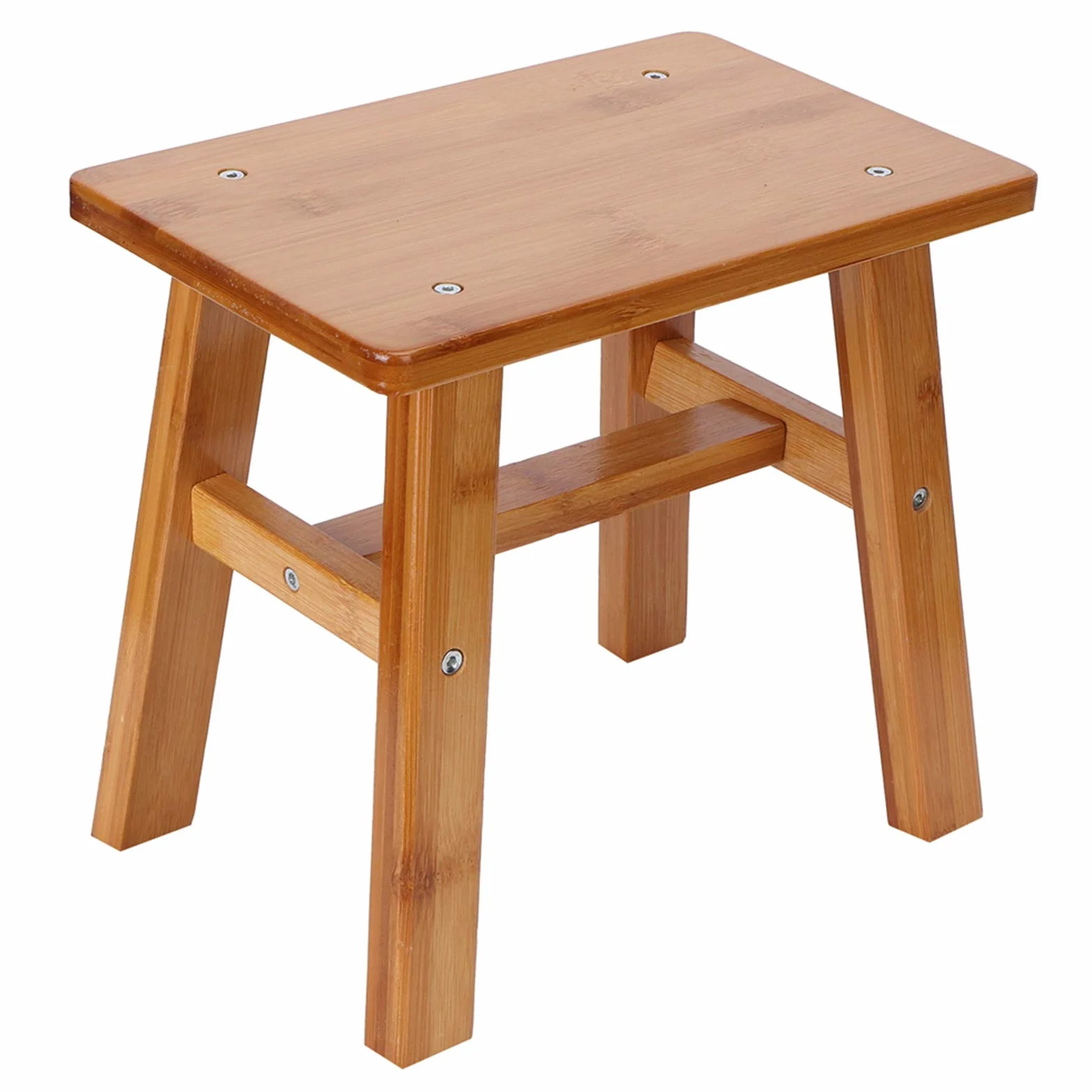 Taburete bajo Pequeño de Madera, Banco para Niños, Taburete Cuadrado, Taburete con Escalones Redondos, Textura Suave con Esquinas Redondeadas para la Sala de Estar del Hogar(2#)
