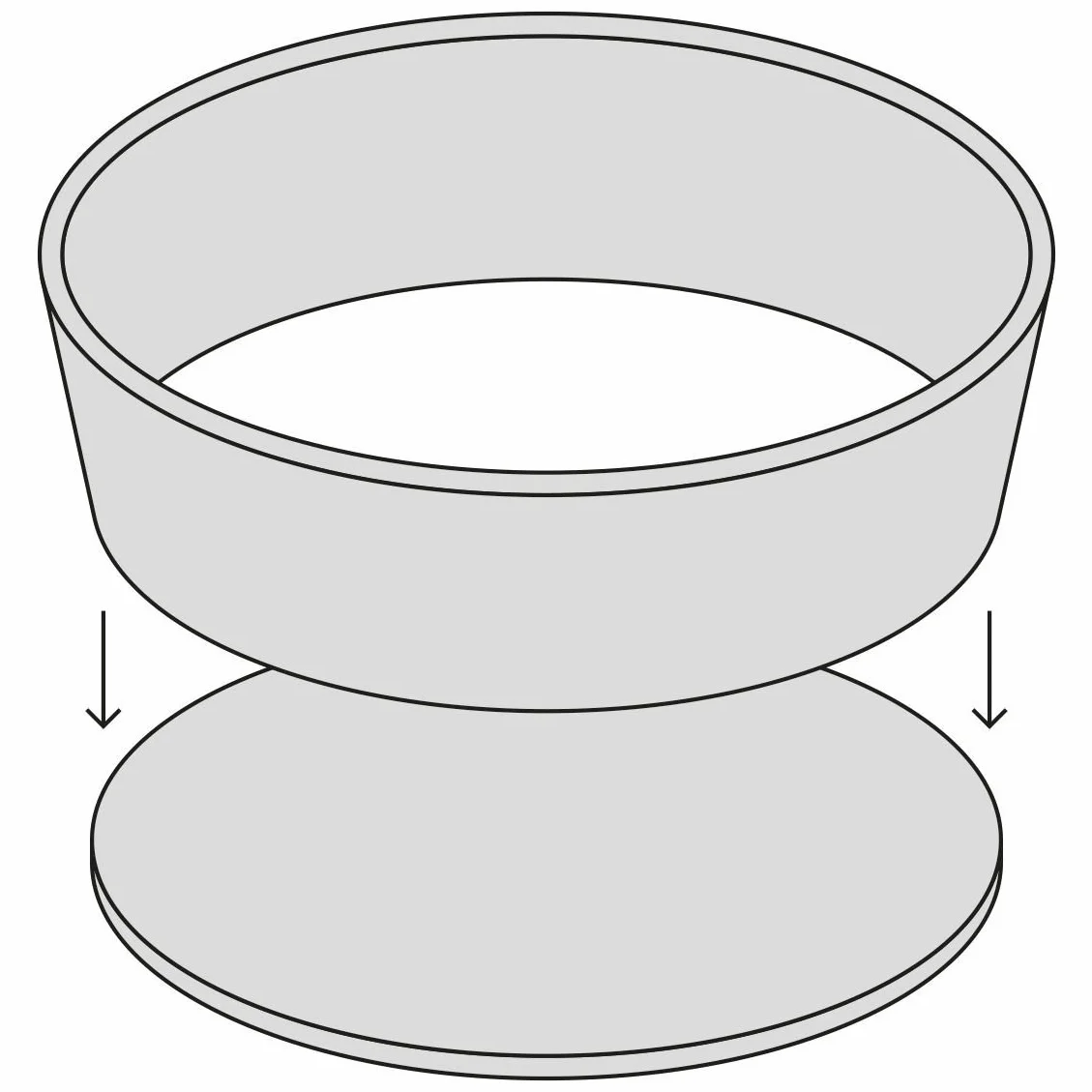 MasterClass Crusty Bake Molde para Quiche Perforado de 23 cm con antiadherente sin PTFE, PFOA ni BPA, robusto acero al carbono de 1 mm de grosor, gris