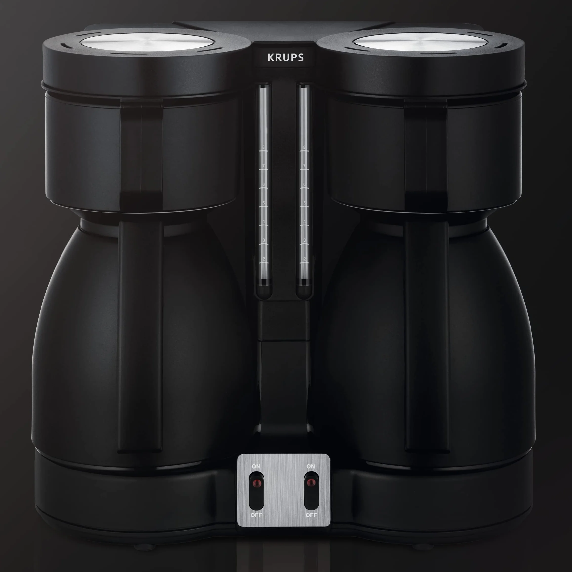 Krups KT 8501 - Cafetera de filtro, 1700 W, 16 tazas, plástico, negro