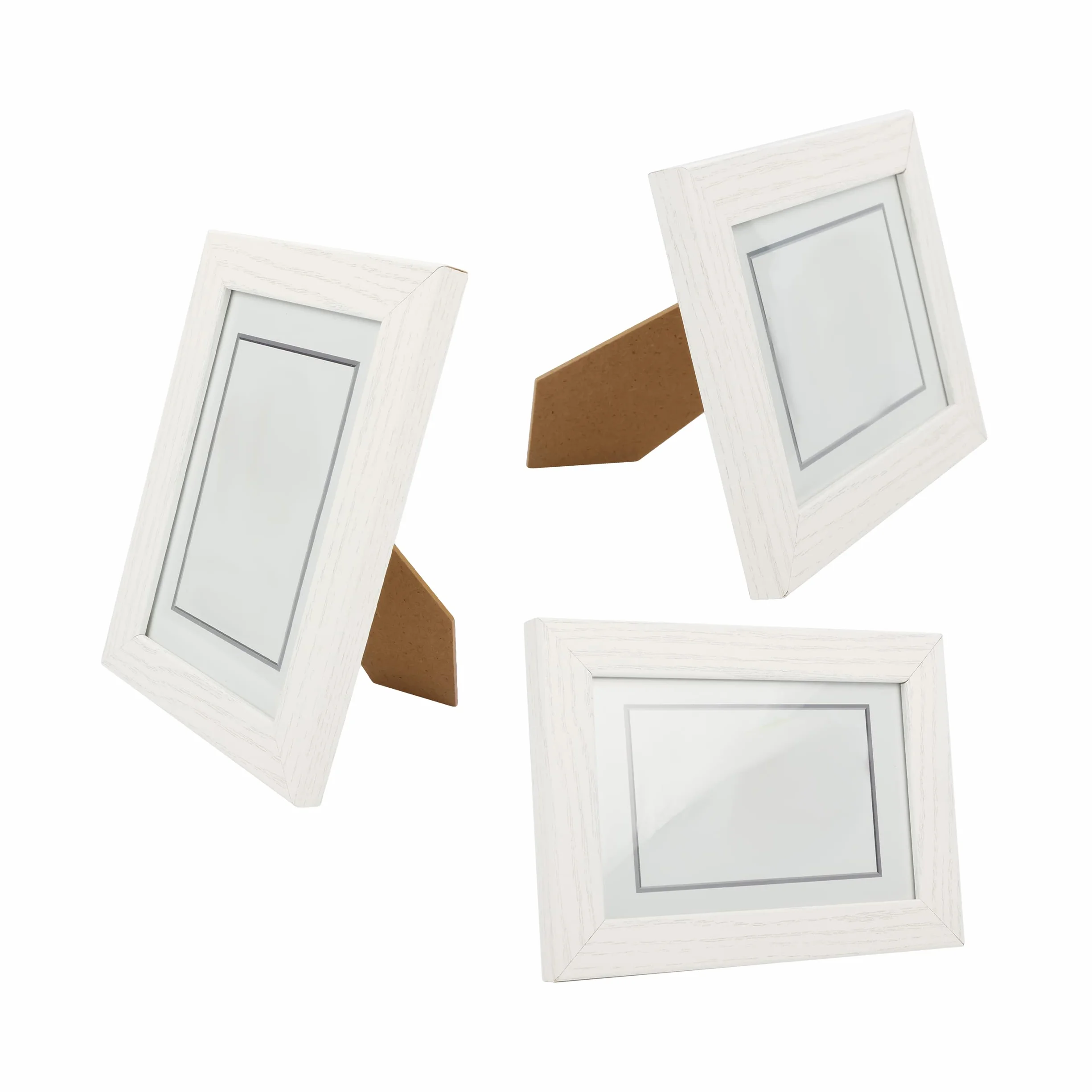 Etrexonline Marco de Fotos Elegante, 20 x 25 cm, Blanco, Fabricado en Madera con Panel de Cristal, Perfecta para Resaltar Tus Recuerdos y Añadir un Toque de Estilo a Tu Decoración del Hogar