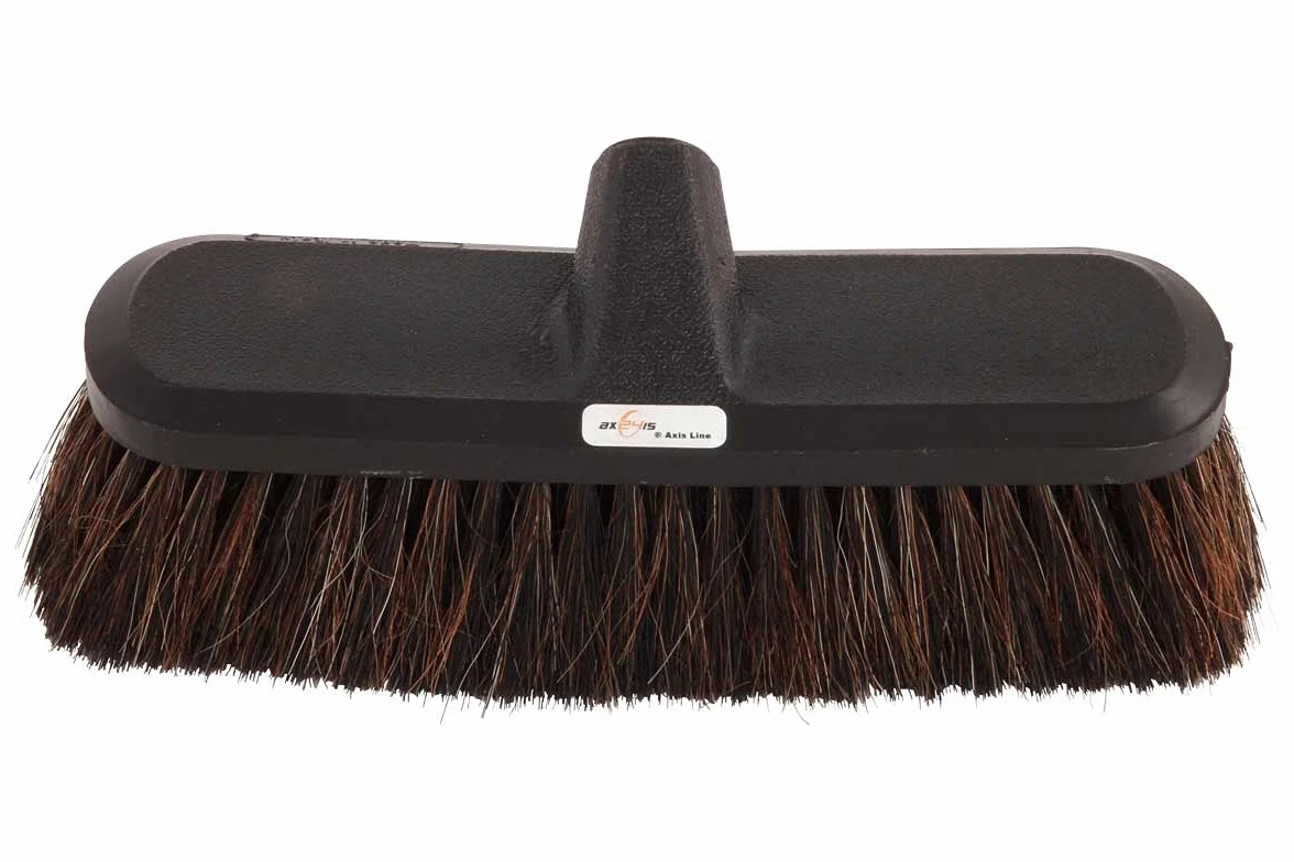 Cepillo de Lavado Suave con Rosca 1/4", Pelo Mixto para Barra Telescópica | Cabezal de 25 cm para limpieza de cristales y superficies pintadas, cerdas mixtas suaves que evitan arañazos con agua