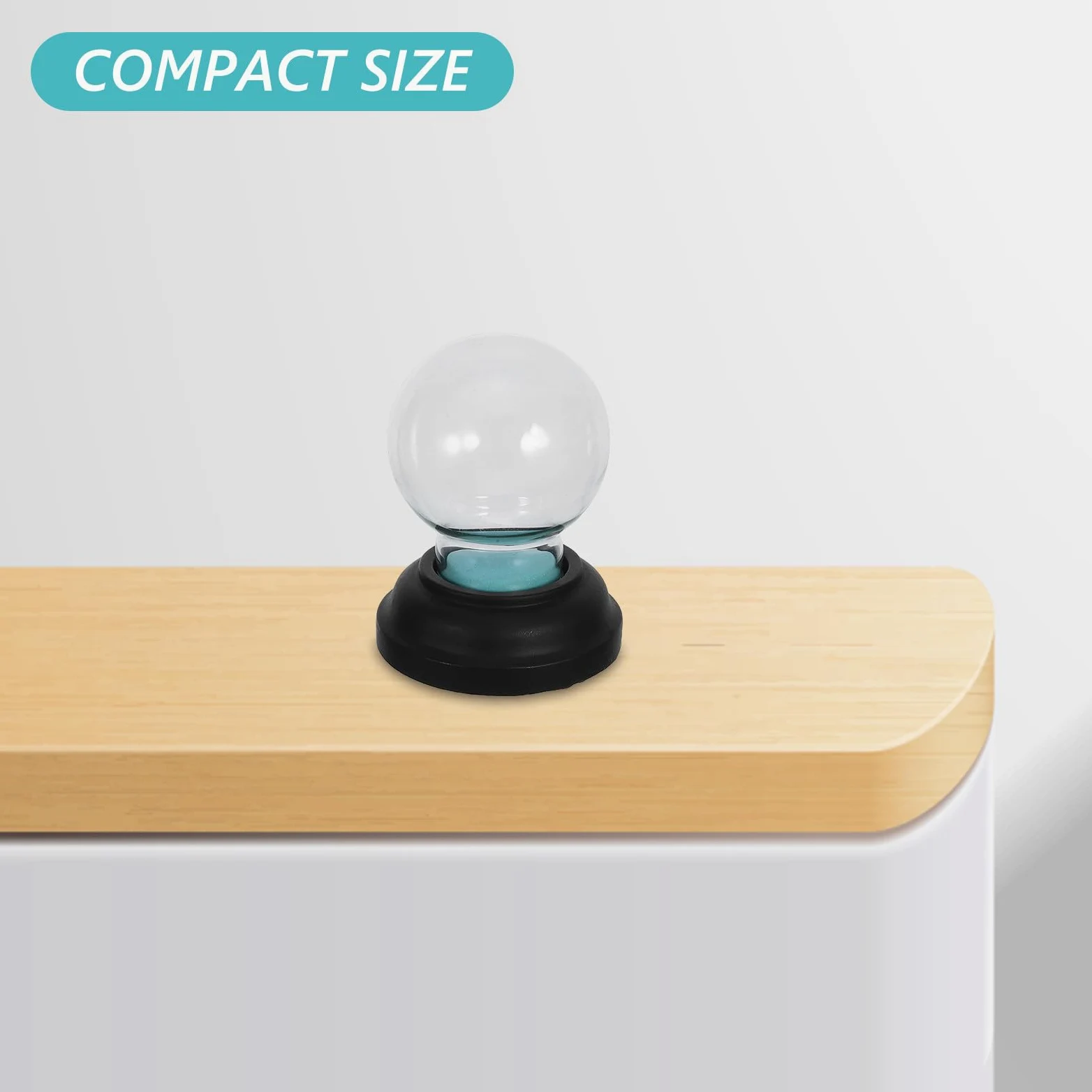 Toyvian 5 Piezas Cúpula de Bola de Nieve Transparente Gruesa para Navidad, | Tapa Roscada Reutilizable, Fácil de Limpiar, para Decoraciones Festivas y Hogar Navideño