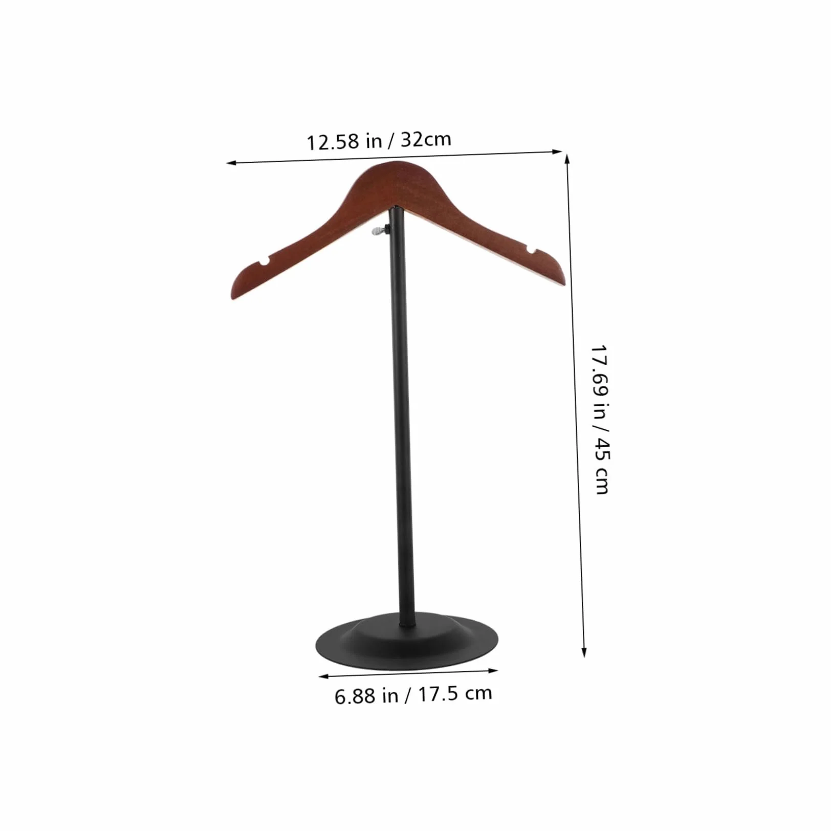 Expositor de Ropa Ajustable para Adultos con Base Resistente