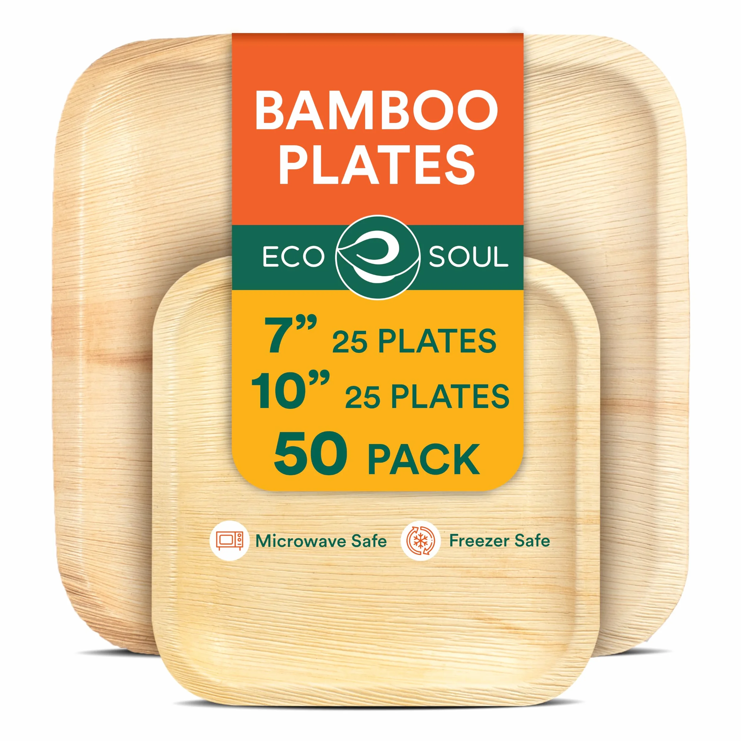 ECO SOUL Disposable Plates
