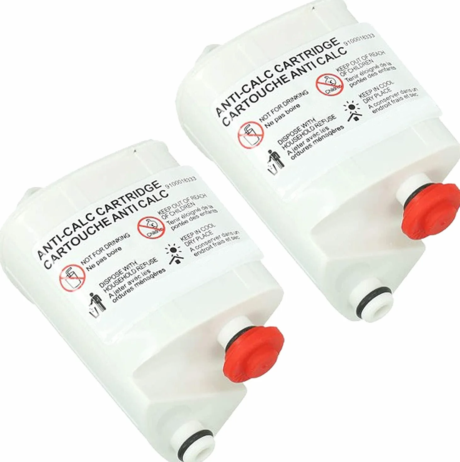 Cartuchos de filtro antiCalc para Tefal Fasteo Liberty Easy Steam Iron Pack de 2 Compatible con modelos SV6010E0 SV6020E0 SV6020G0 SV6035E0 SV6035G0 SV6038E0 SV6040G0 SV6040M0 SV60 6050 g. 0