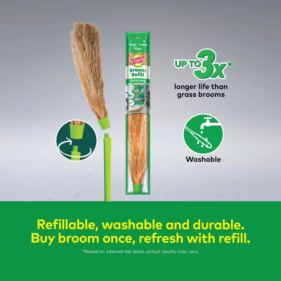 Scotch-Brite Escoba de Fibra sin Polvo