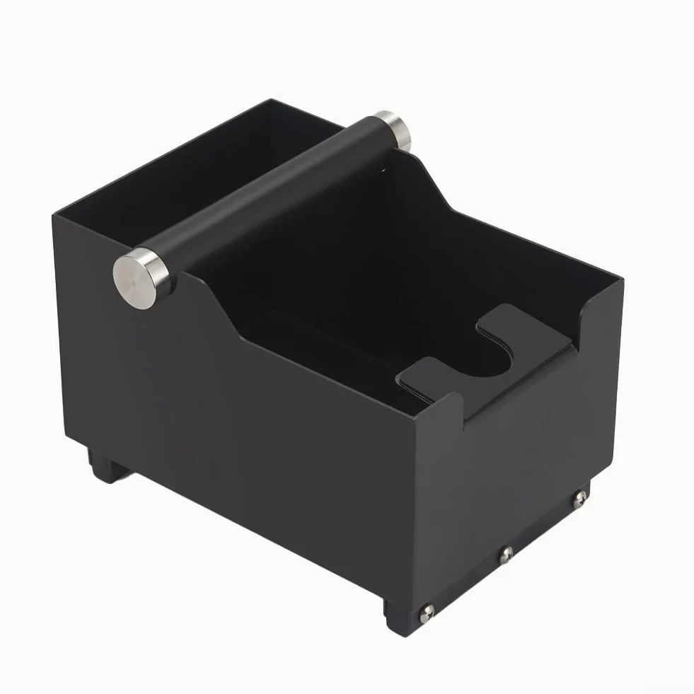 Cafetera para acero Inoxidable Doble Función Cafetera para acero | función prensar y raspar, gestión eficiente posos, para herramienta esencial para barista, para acero duradero