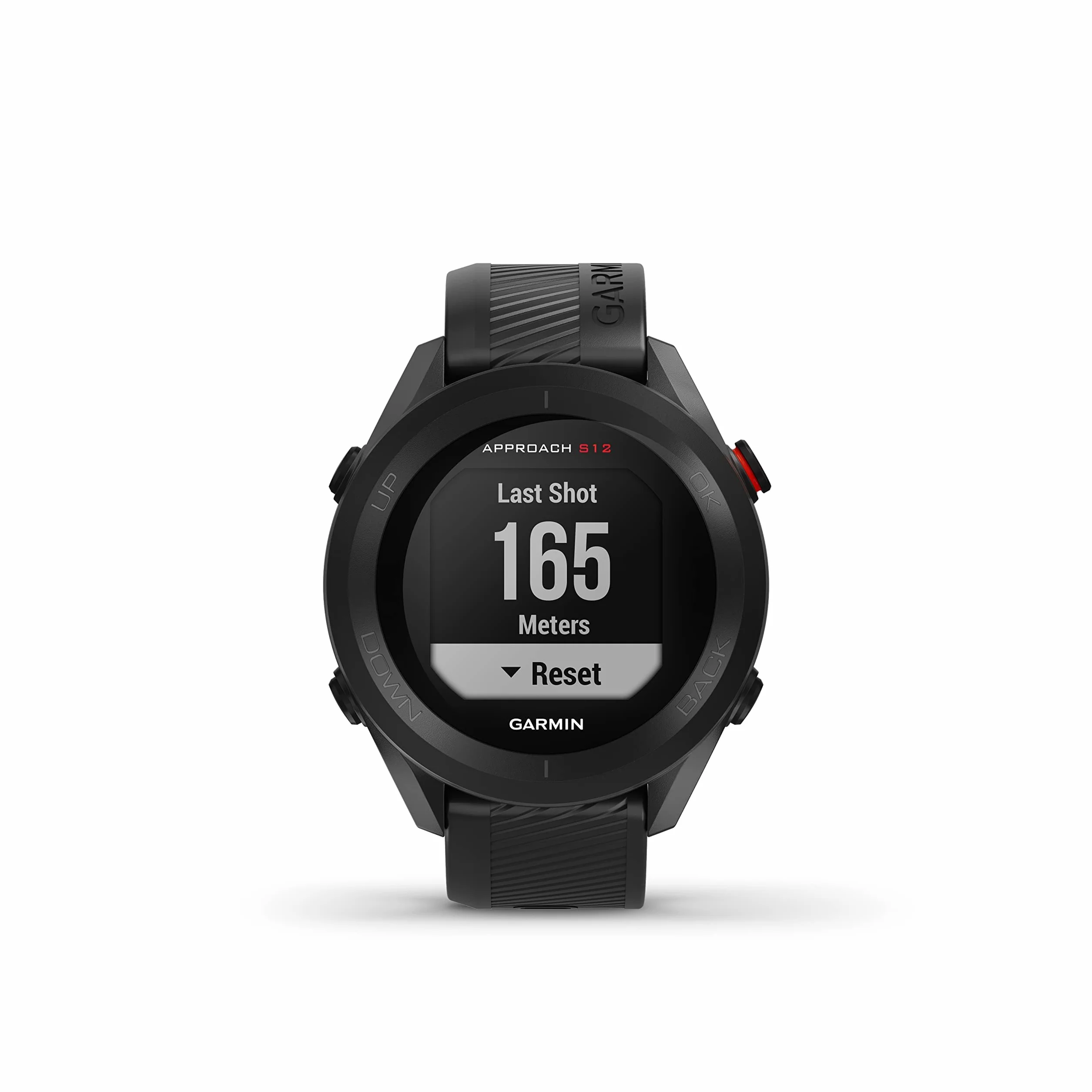 Garmin Approach S12 Reloj Golf Campos Mundiales Bluetooth Resistente Agua Negro Reacondicionado
