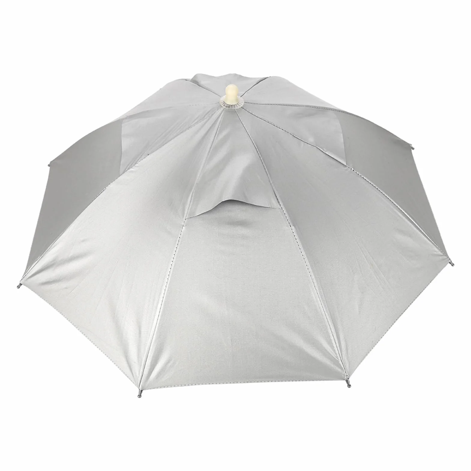 BuyWeek Sombrilla Sombrero Plegable 65 cm Resistente al Agua Protección Solar Paraguas de Pesca