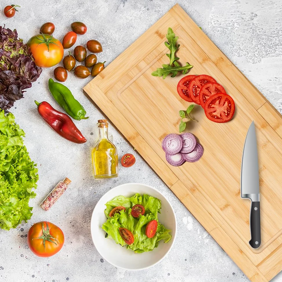 Tabla de cortar sobre el fregadero: tablas de cortar expandibles, tabla de bambú extra grande, cubierta para fregadero de cocina, espacio para encimera para preparar comidas, bandeja de servir queso y