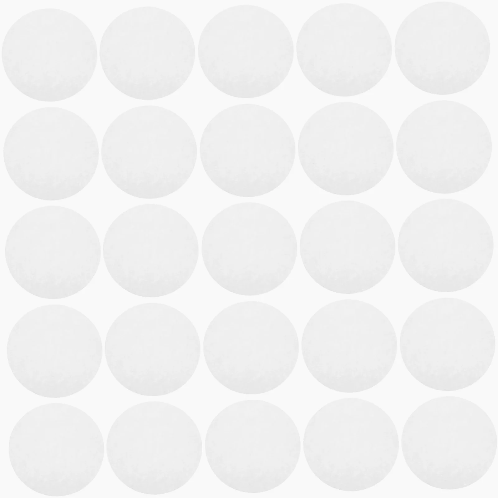 50 Piezas Protector de Placa Fieltro Separador de sartenes agarraderas para ollas de Cocina White