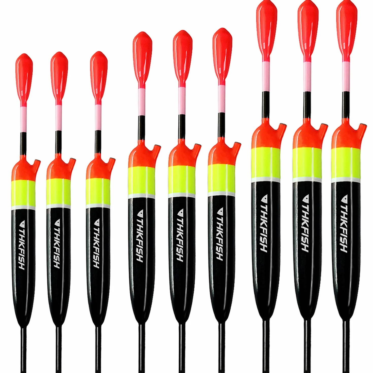 THKFISH Balsa Wood Flotadores de Pesca 5g 10g 15g 4g 3g 5 Piezas