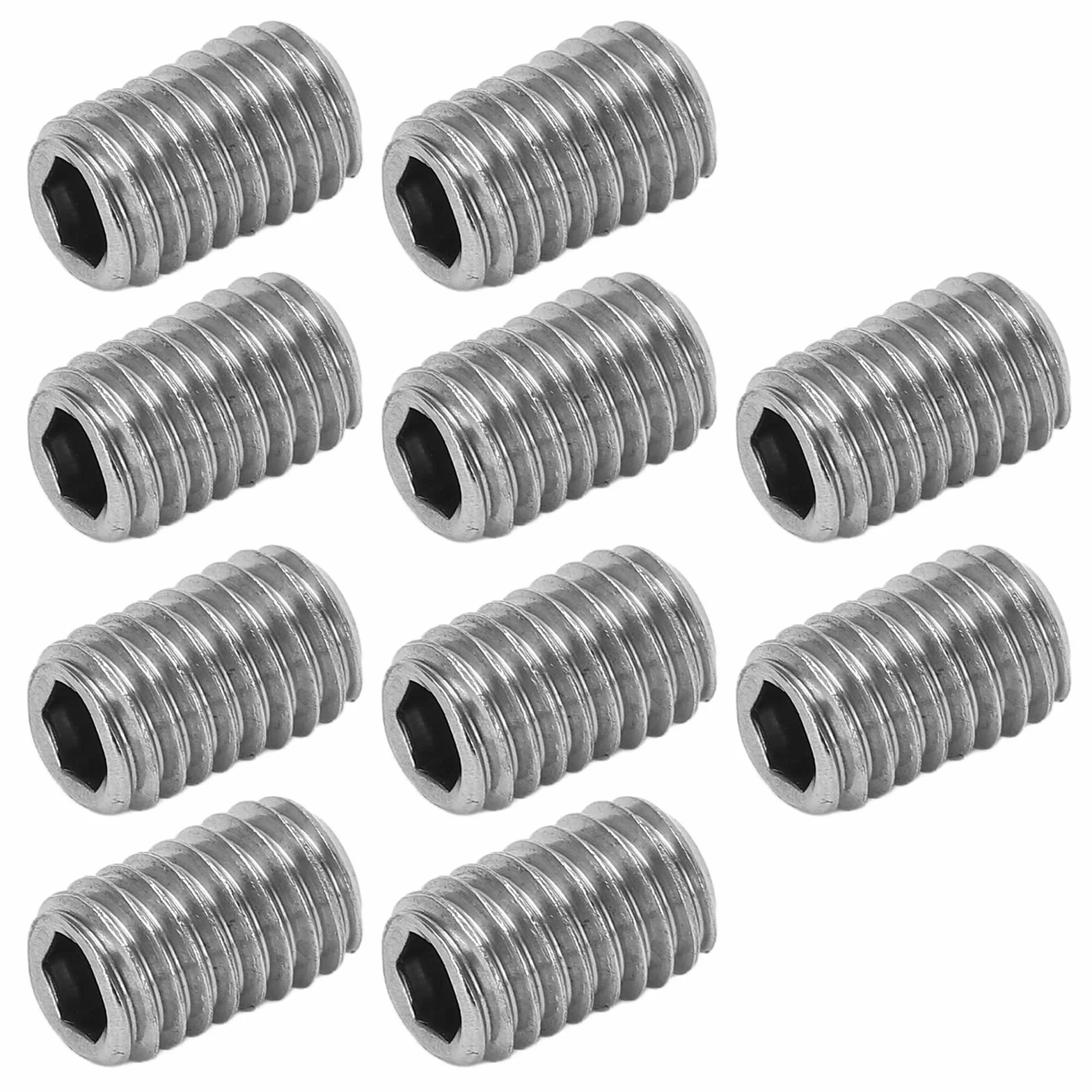 VGEBY 10 Tornillos para Aletas de Tabla de Surf, Acero Inoxidable 304, a Prueba de Herrumbre, Portátiles, M5, Aleta Grub, Tornillos de Repuesto Remar