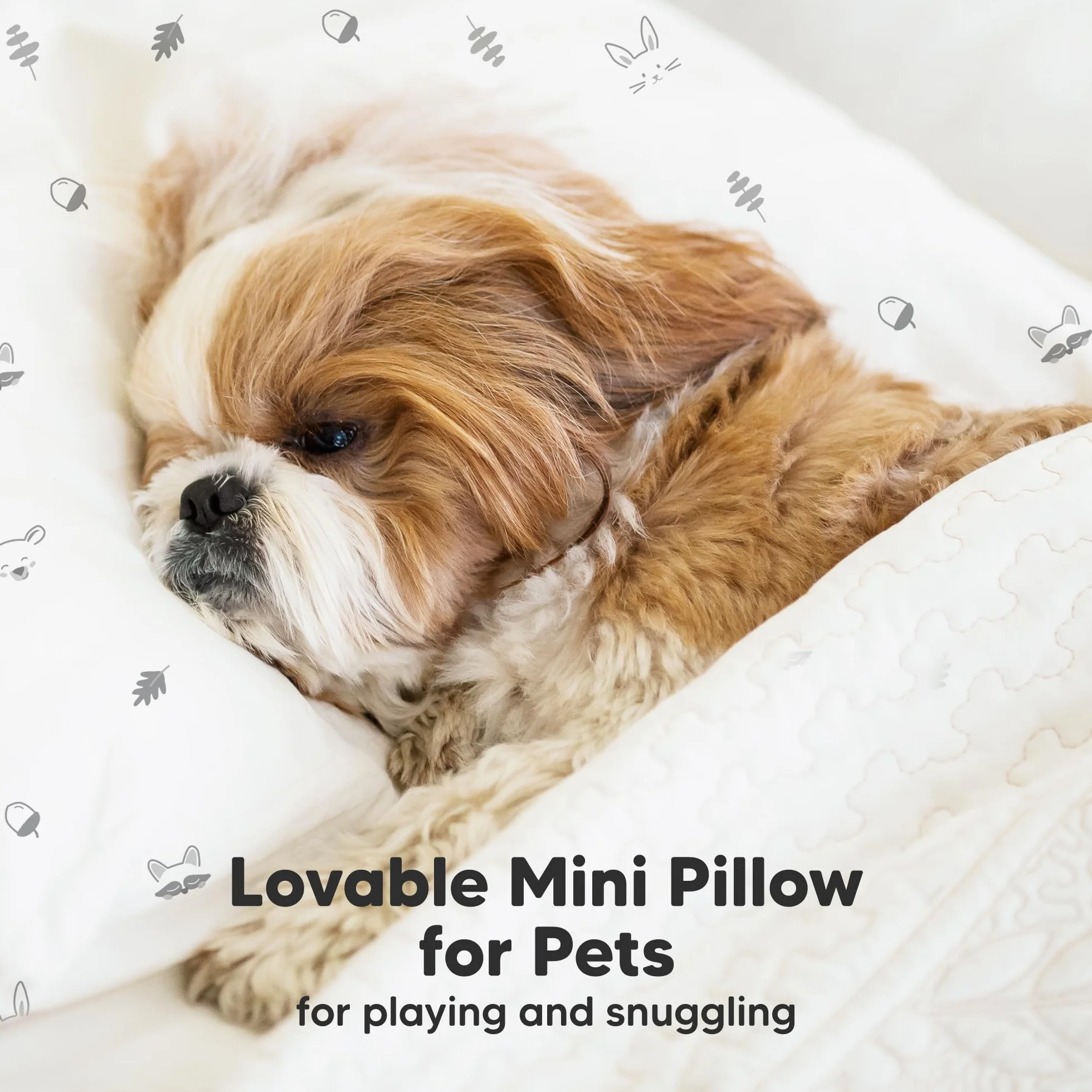 KeaBabies Mini Almohada para Niños Pequeños con Funda de Algodón Orgánico, 9 x 13 Pulgadas, Suave