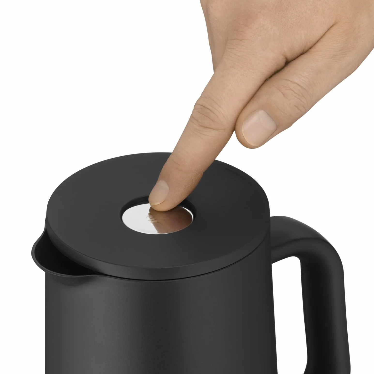 WMF Impulse - Jarra Térmica, 1L; Termo con mantimienot de Calor y frío Color Negro