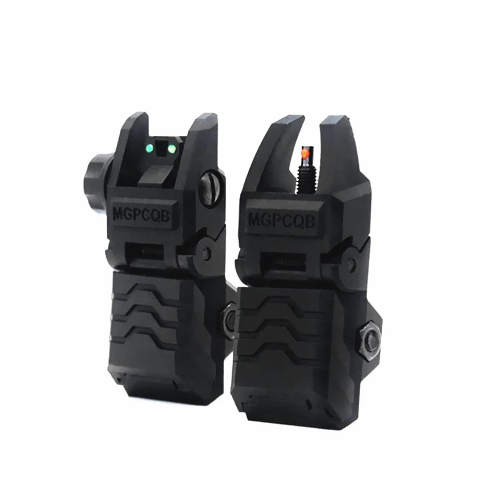 HWZ Miradores Tácticos de Fibra Plegable para Riel Picatinny 20 mm