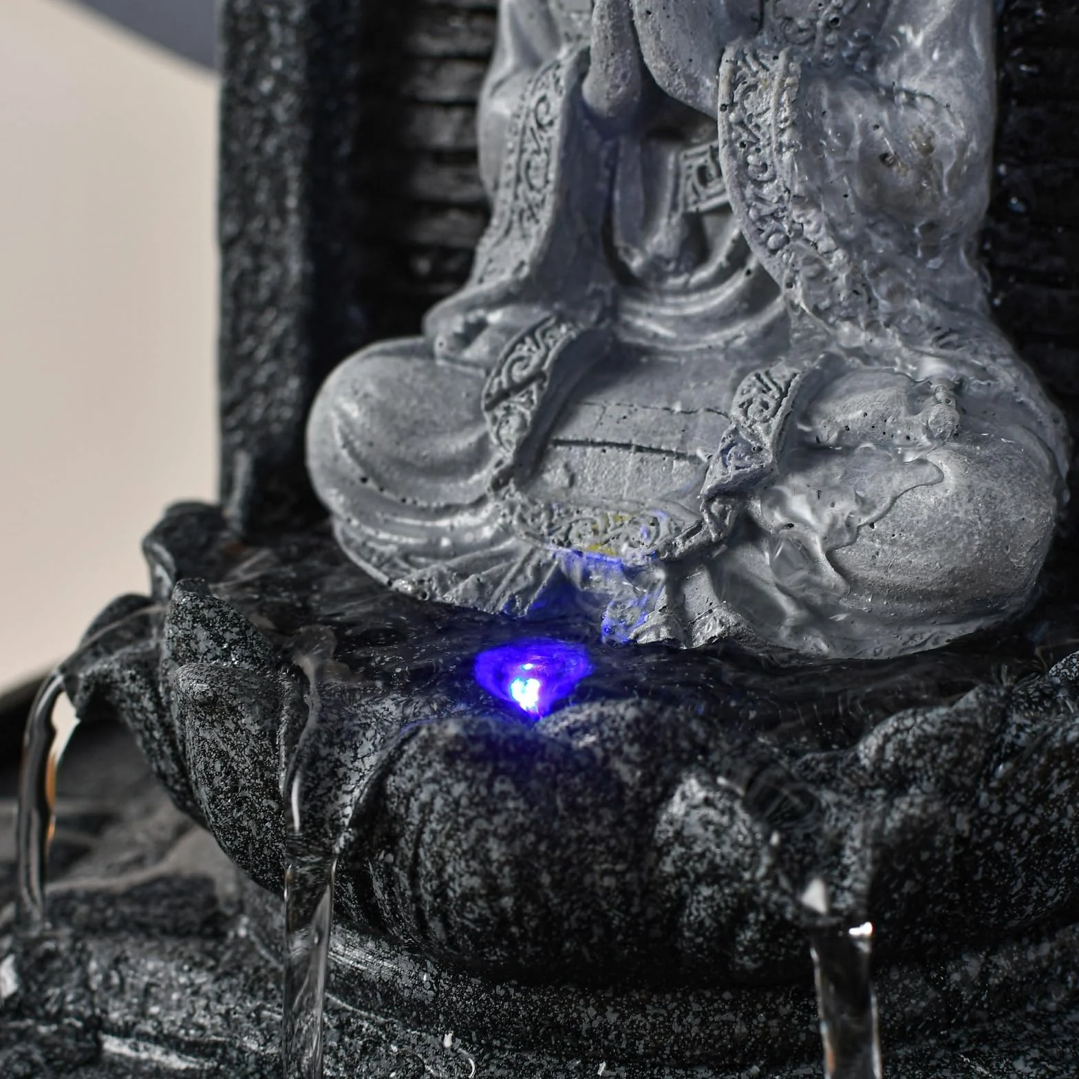 Zen'Light SCFRB1 - Fuente de Interior, 20 x 15 x 26 cm, Color Plateado