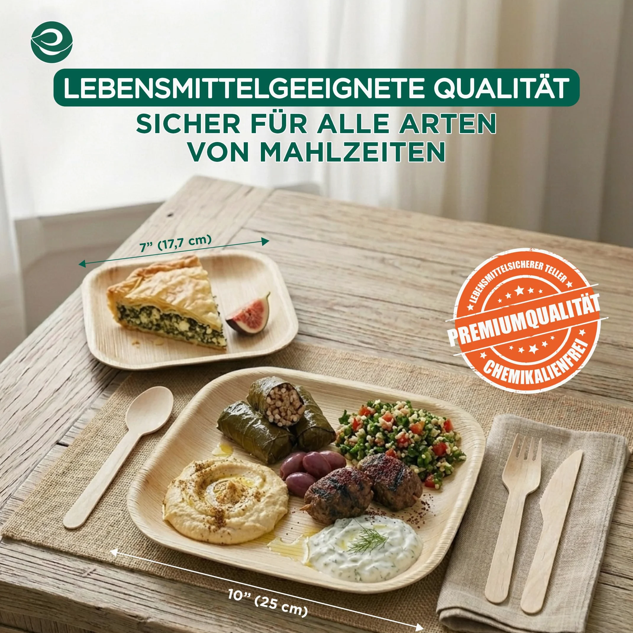 ECO SOUL Disposable Plates