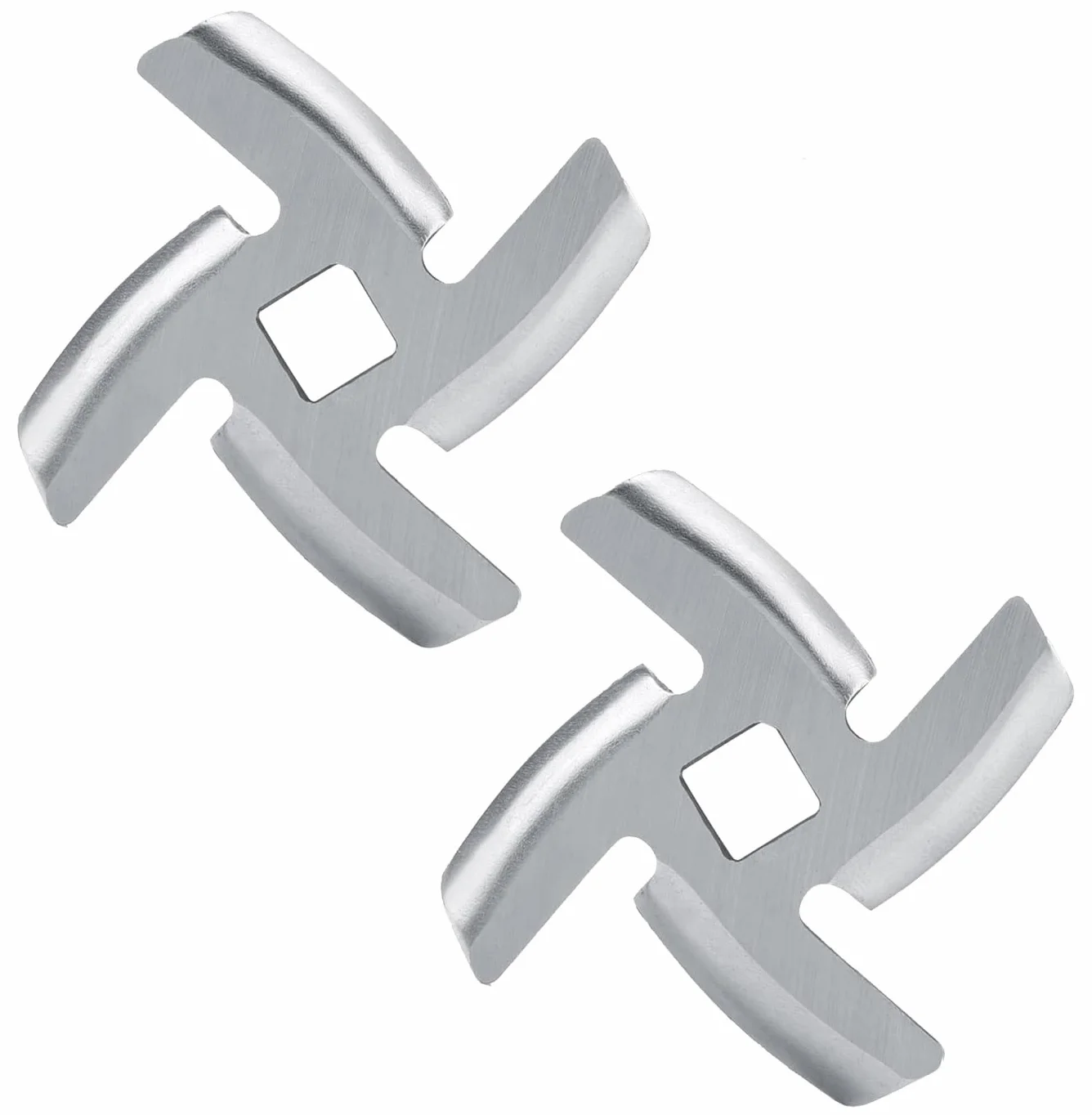 2 piezas picadora de carne placa cuchilla, Accesorios para molinos de carne