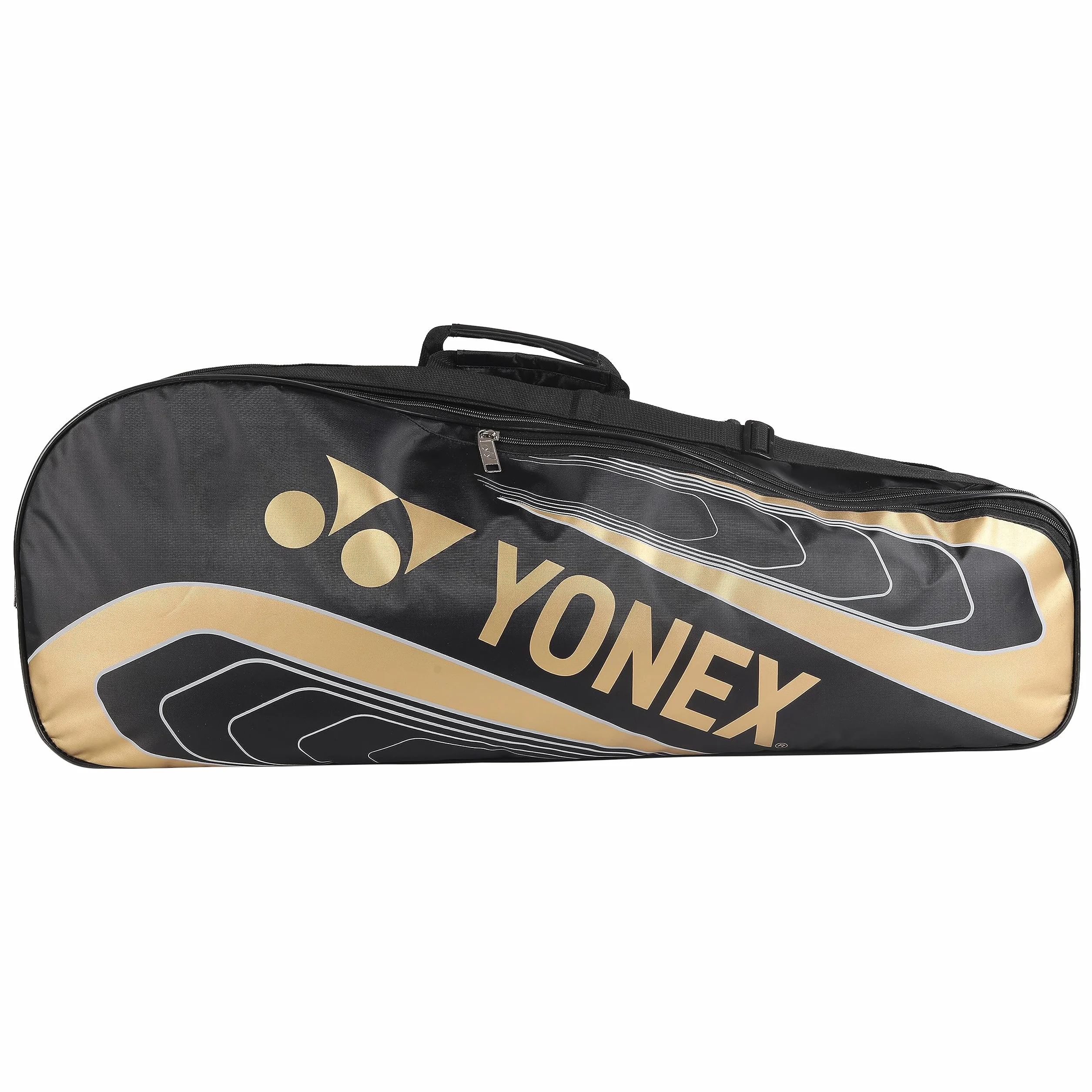 YONEX Bolsa de bádminton BT5 | 2 Compartimentos con Cremallera para 3 Raquetas
