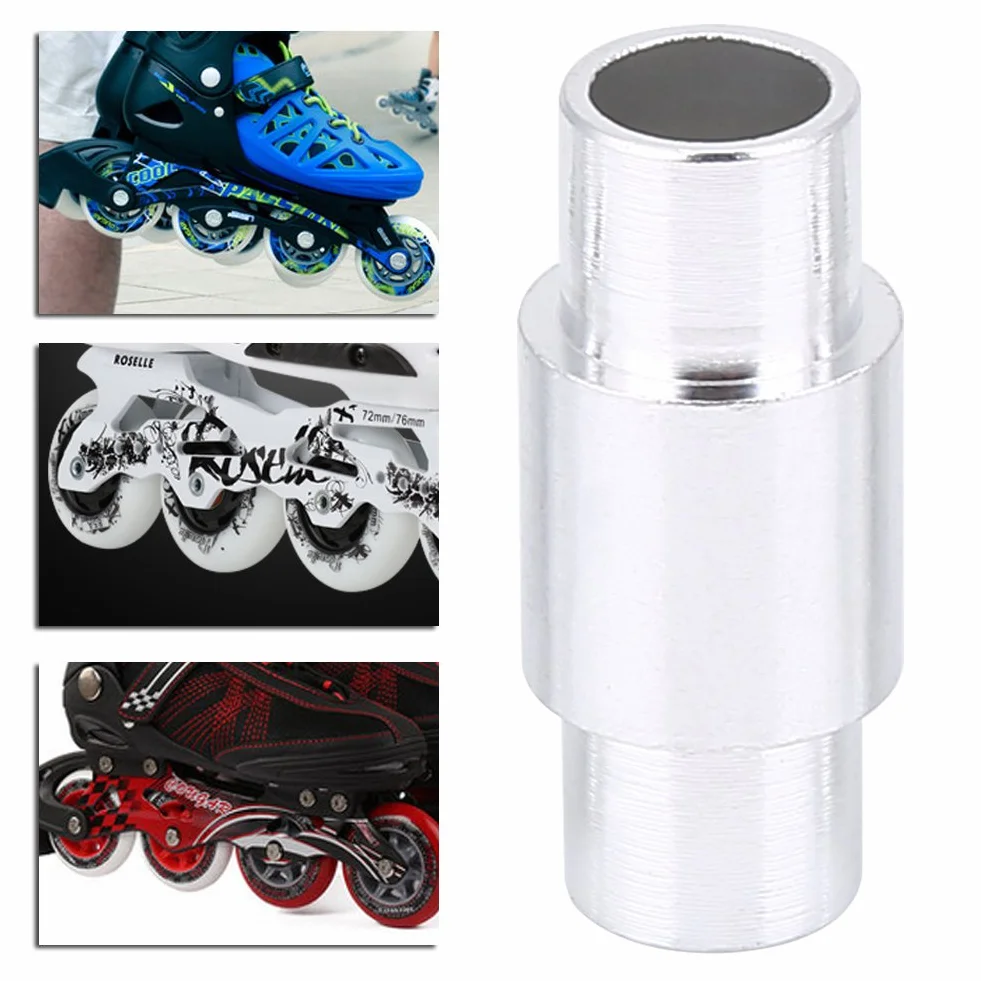 Asixx Espaciadores de cojinetes para patines en línea, 10 piezas de aluminio, 8mm rodamientos con ejes de 6mm