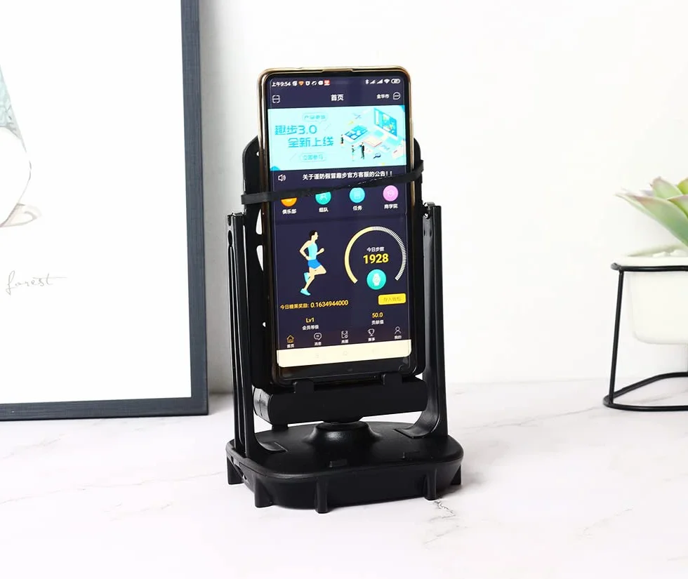 WANGCL Dispositivo de oscilación automática para teléfono móvil con USB para Pokemon Go podómetro dos teléfonos