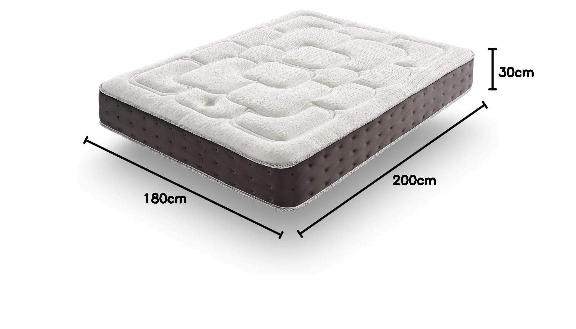 Gran COLCHÓN VISCOGRAFENO 180X200 SIMPUR Relax Royal | 30 CM Grosor | FIRMEZA Maximo Confort | Alta Gama | Temperatura Optima para EL Descanso | Soporte Alta Durabilidad…