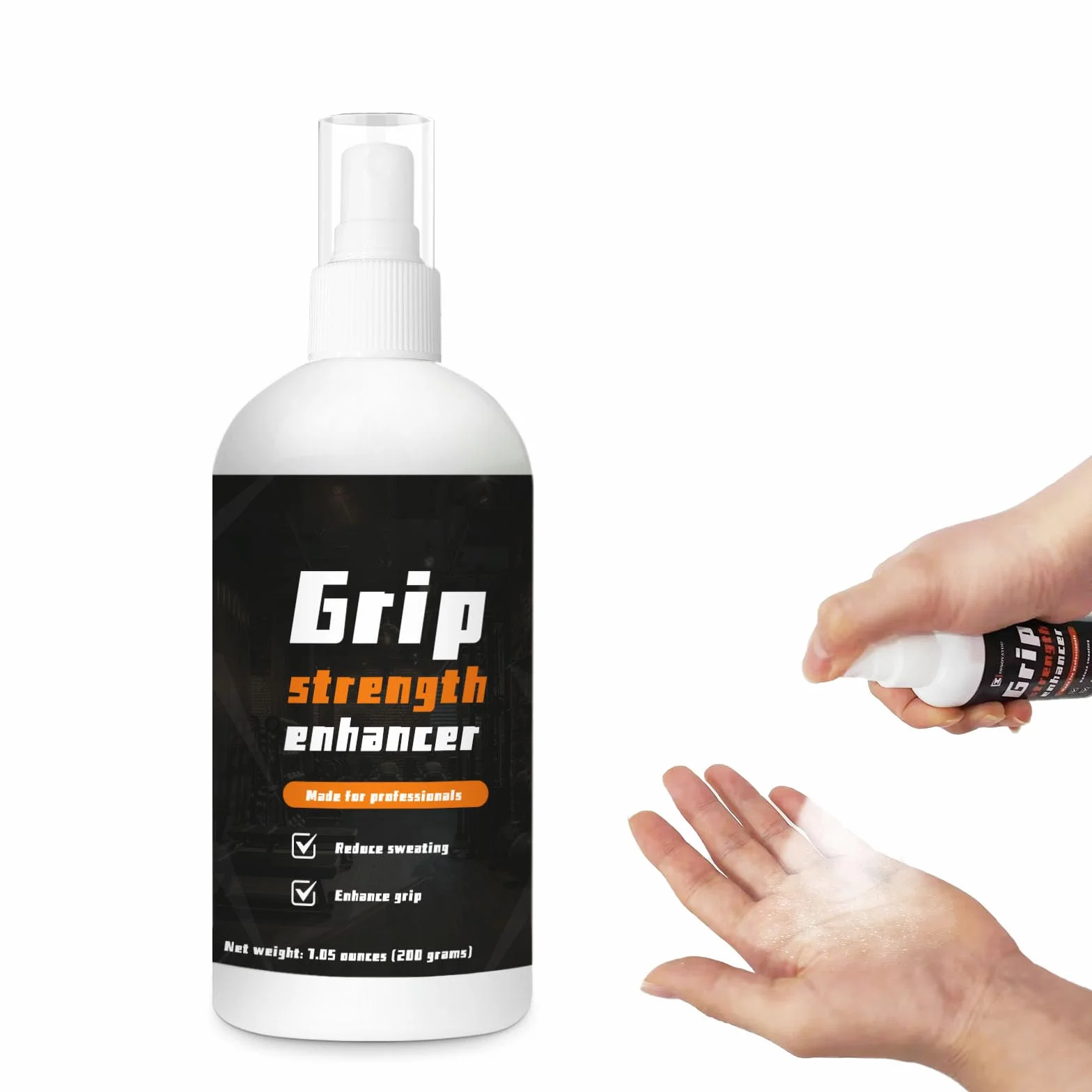 Sport Grip Spray 200 ml, Aumenta el Rendimiento, Mejora el Control y maximiza el Agarre, Spray Antideslizante para Manos y Pala