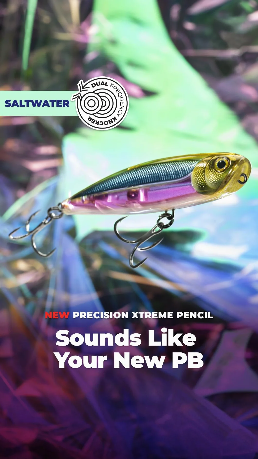 Rapala Precision Xtreme Pencil Lure 10.7 cm 21 g Flotante Superficial Agua Salada