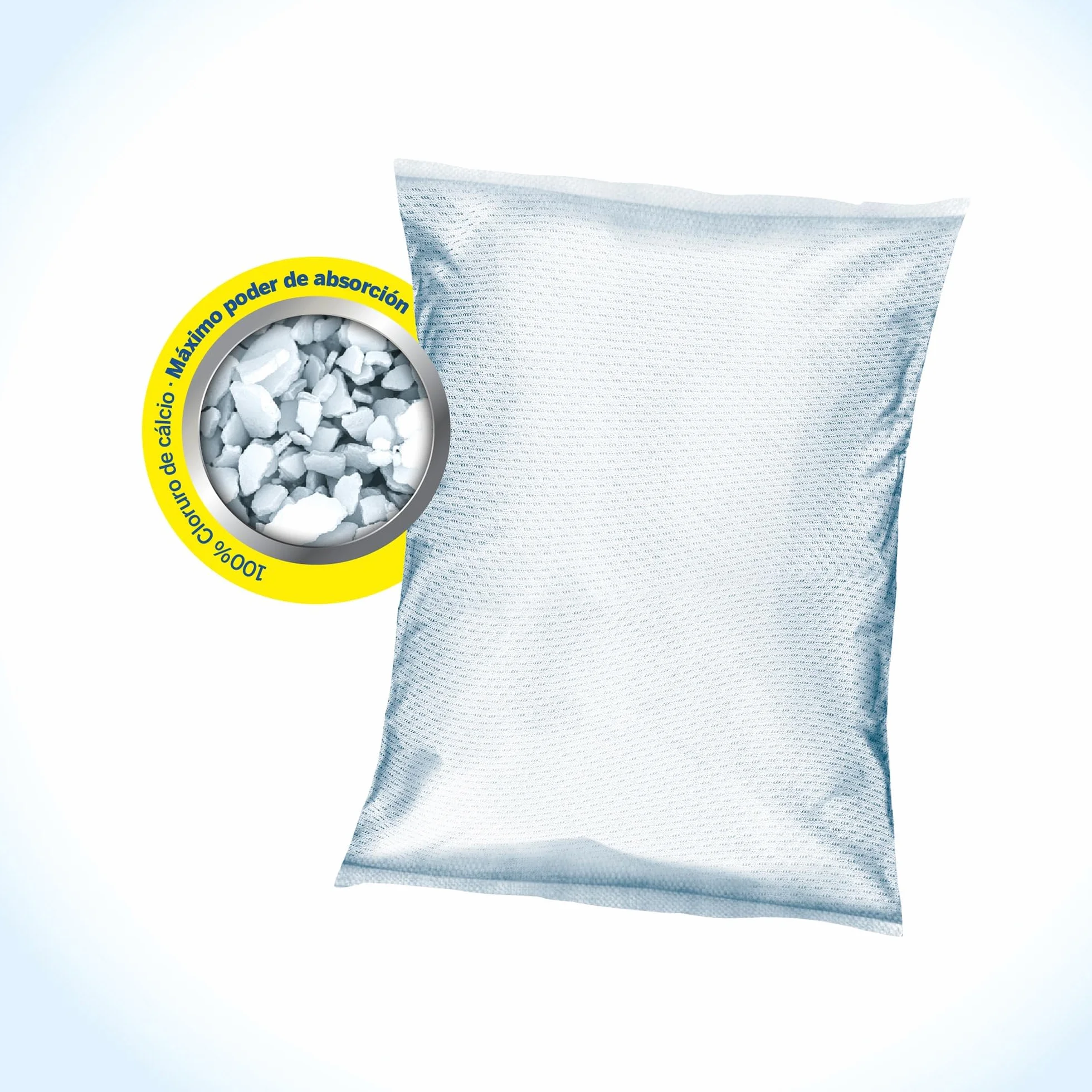 HUMYDRY - Lote 6 Recambios Antihumedad 250 g - Controla Humedad y Olores - Compatible con Deshumidificadores Humydry 250 g - Espacios Pequeños: Armarios, Baños y Habitaciones