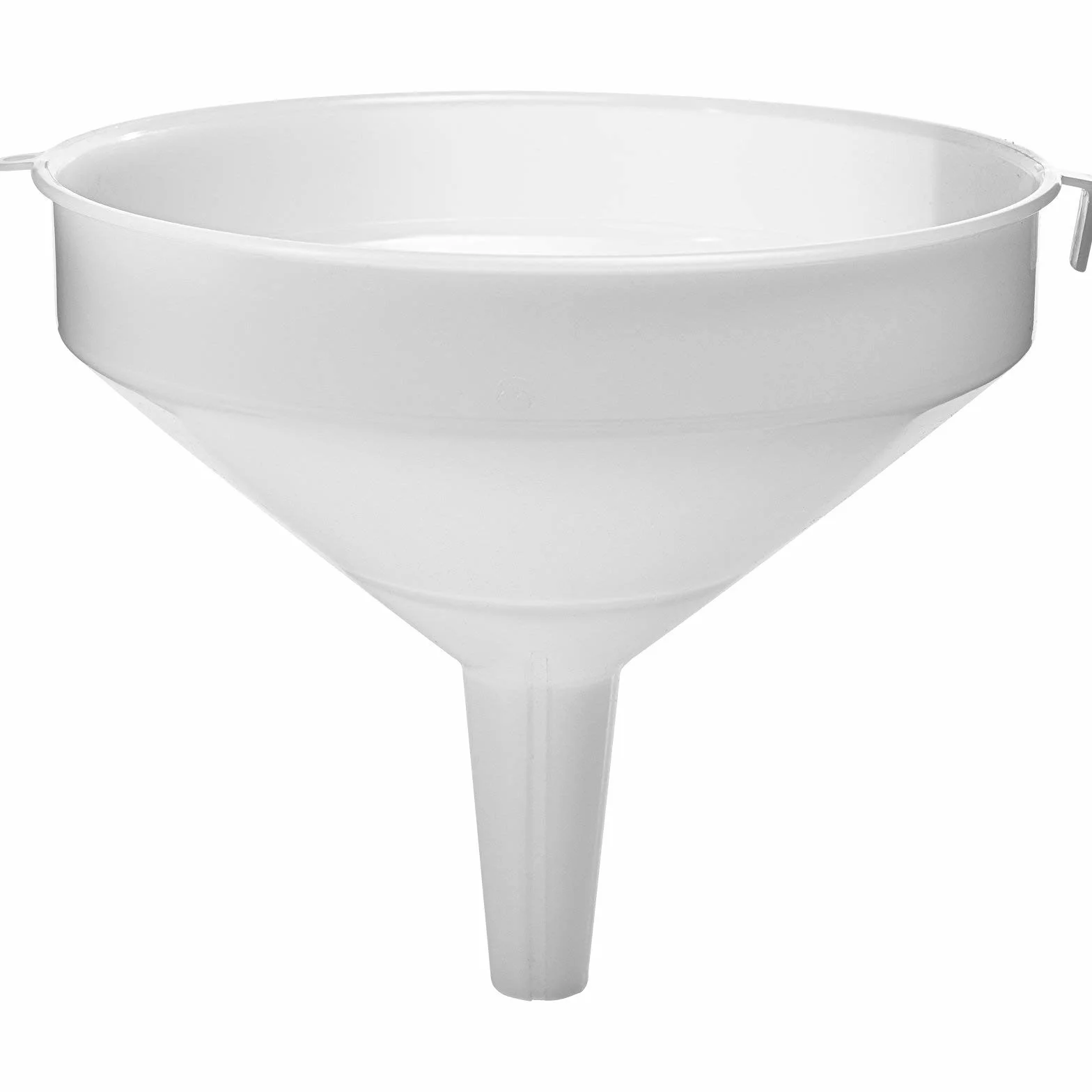 Browin 350031 Embudo grande de 30 cm de diámetro, embudo para alcohol, capacidad de 6 litros, para llenar botellas grandes de vino, cerveza, material seguro, color blanco