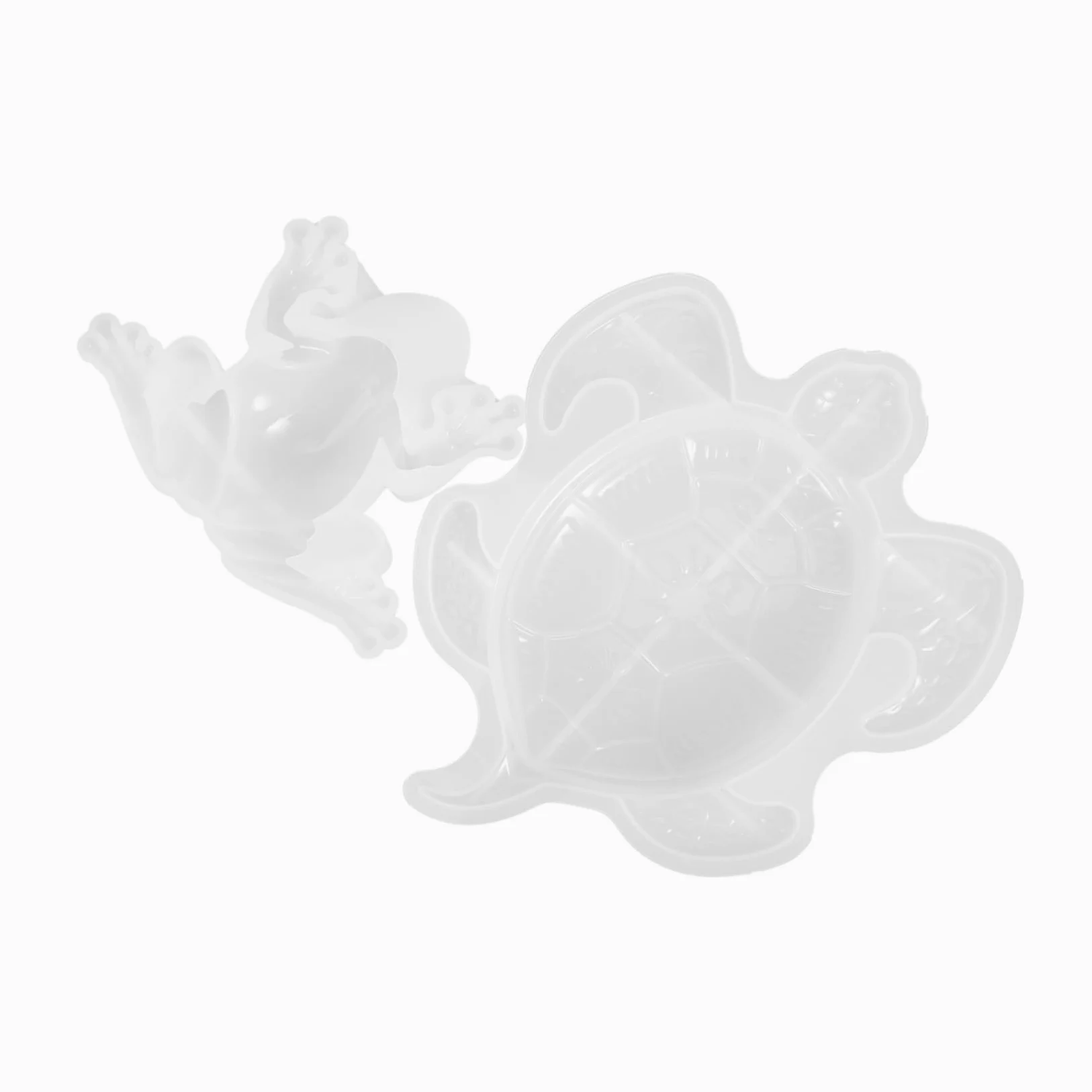 STOBOK 3 Juegos Molde De Silicona - Molde Animales - Molde Tortuga - Manualidades Resina Molde Artesanal Moldes De Silicona Para Manualidades Fundición Gel De Sílice 2 Piezas * 3