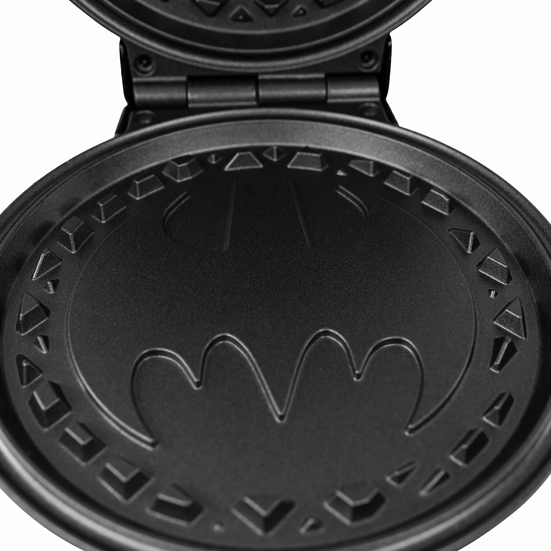 Uncanny Brands - Gofrera Logo Batman - Impresión en el gofre - Enchufe Europeo - Licencia DC Comics - Facil de usar y limpiar - Hogar y cocina - Heroes