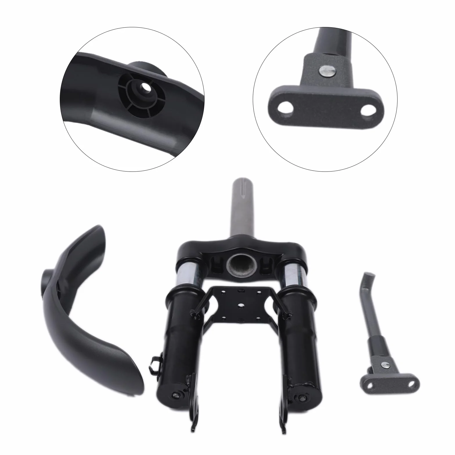 Horquillas de suspensión de aleación de aluminio con soporte y defensa, piezas de absorción de impactos para Xiaomi M365, 1S, Pro, Pro2 y Mi3