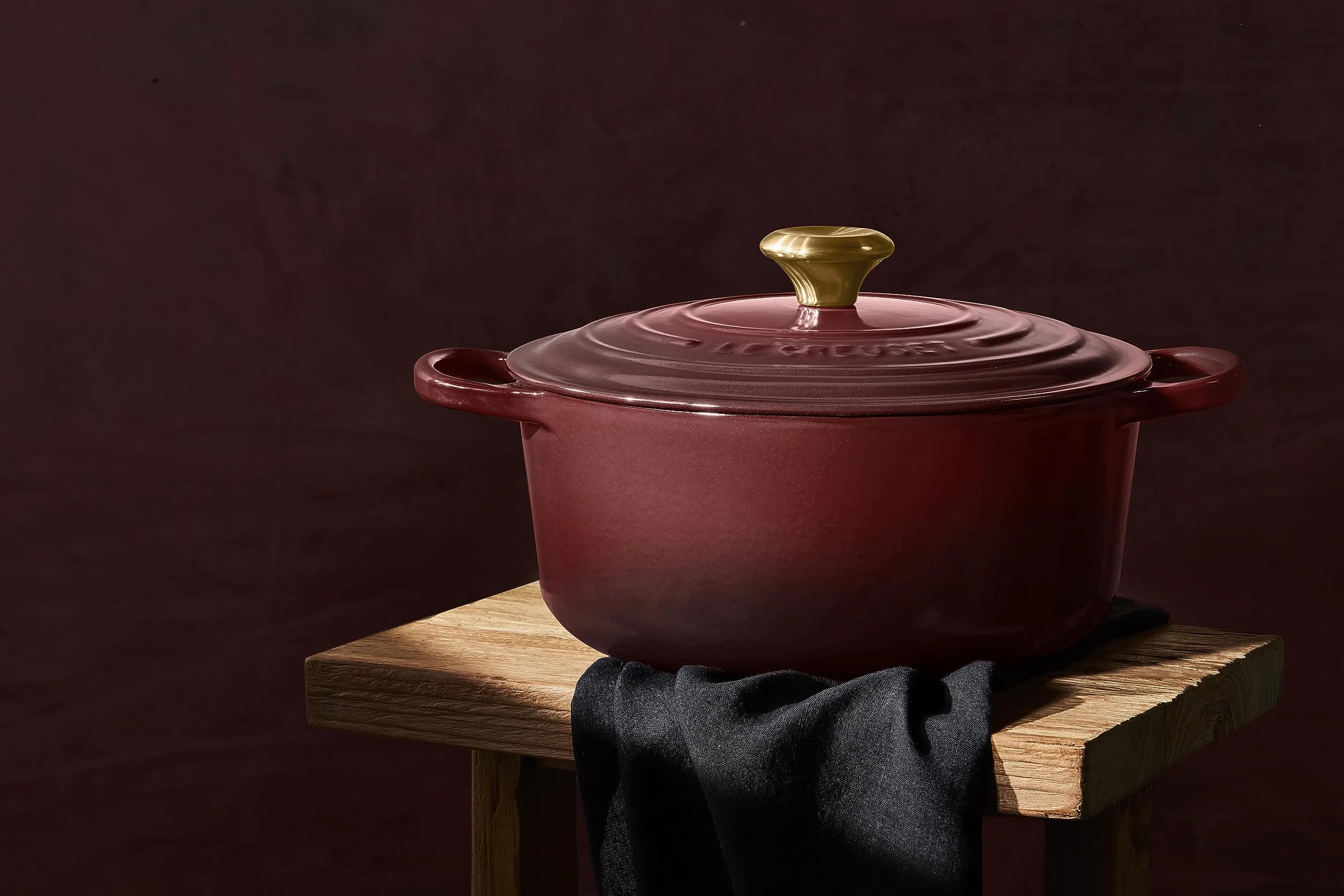 LE CREUSET - Cocotte Red. Signature 22 Garnet 21177229494441