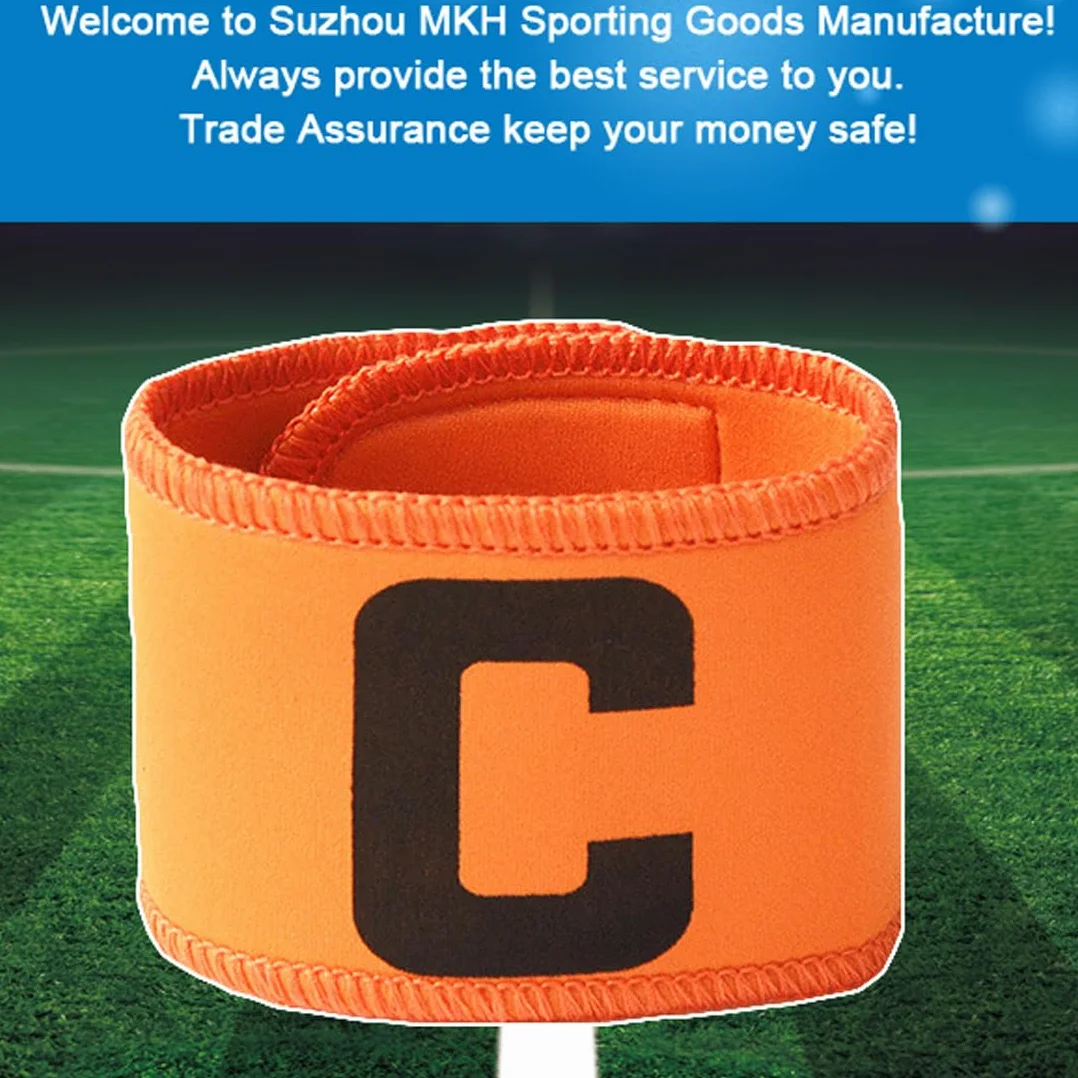 Brazaletes de Capitán de Fútbol Elásticos Ajustables para Niños y Adultos - Juego de 5