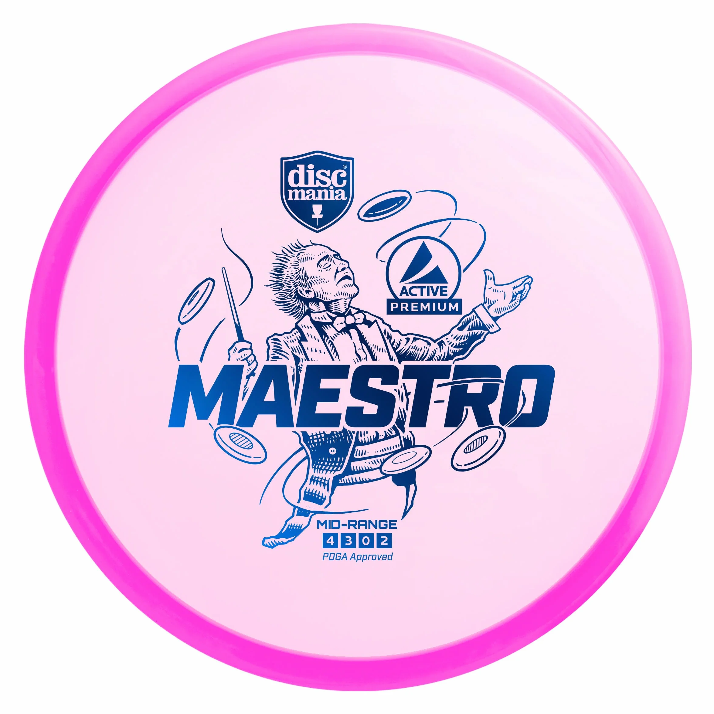Discmania DMAPMAPK Disc Golf Adulto Unisex Rosa Sencillo