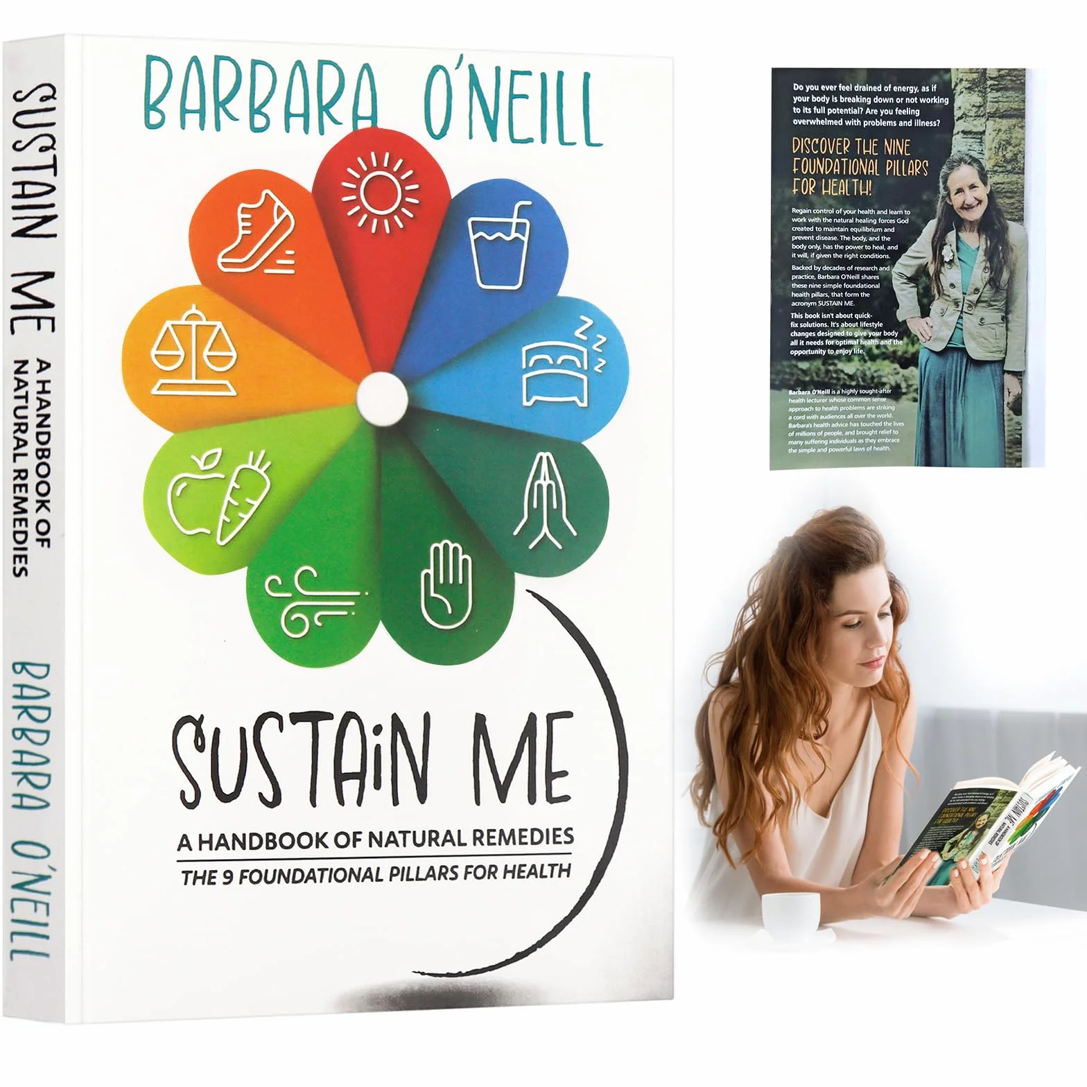 Sustain Me, Libros de Hierbas, Libros de Remedios Naturales, Enciclopedia de Hierbas, Manual de Medicina Natural, Nueve Pilares de La Salud, Libros Imprescindibles Para Los Amantes de La Salud
