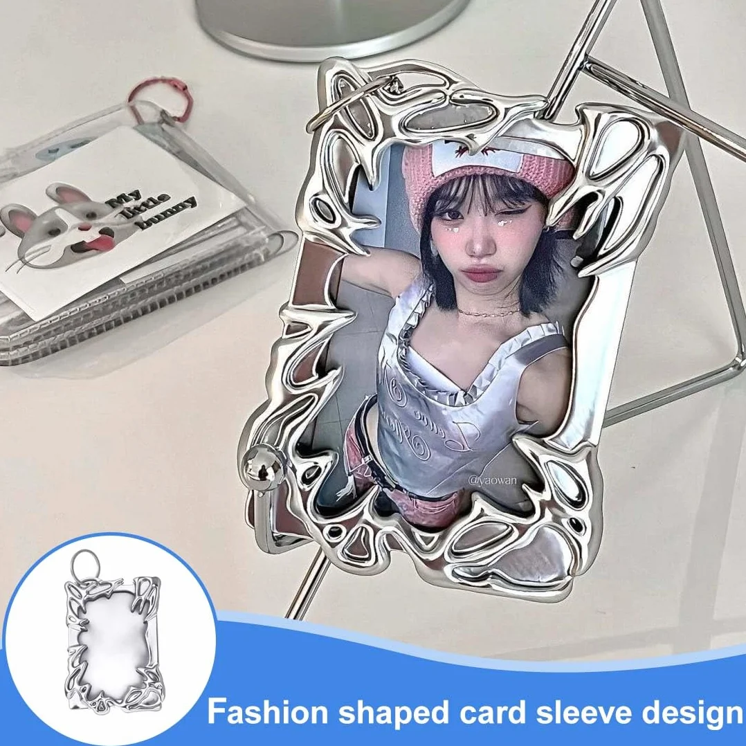 Juego De 2 Soporte Para Tarjetas Fotográficas Kp-op, Mini álbum De Fotos Kp-op, Photocard Holder, Mini álbumes De Fotos Con Llavero, Para Coleccionar Imágenes, Imagen