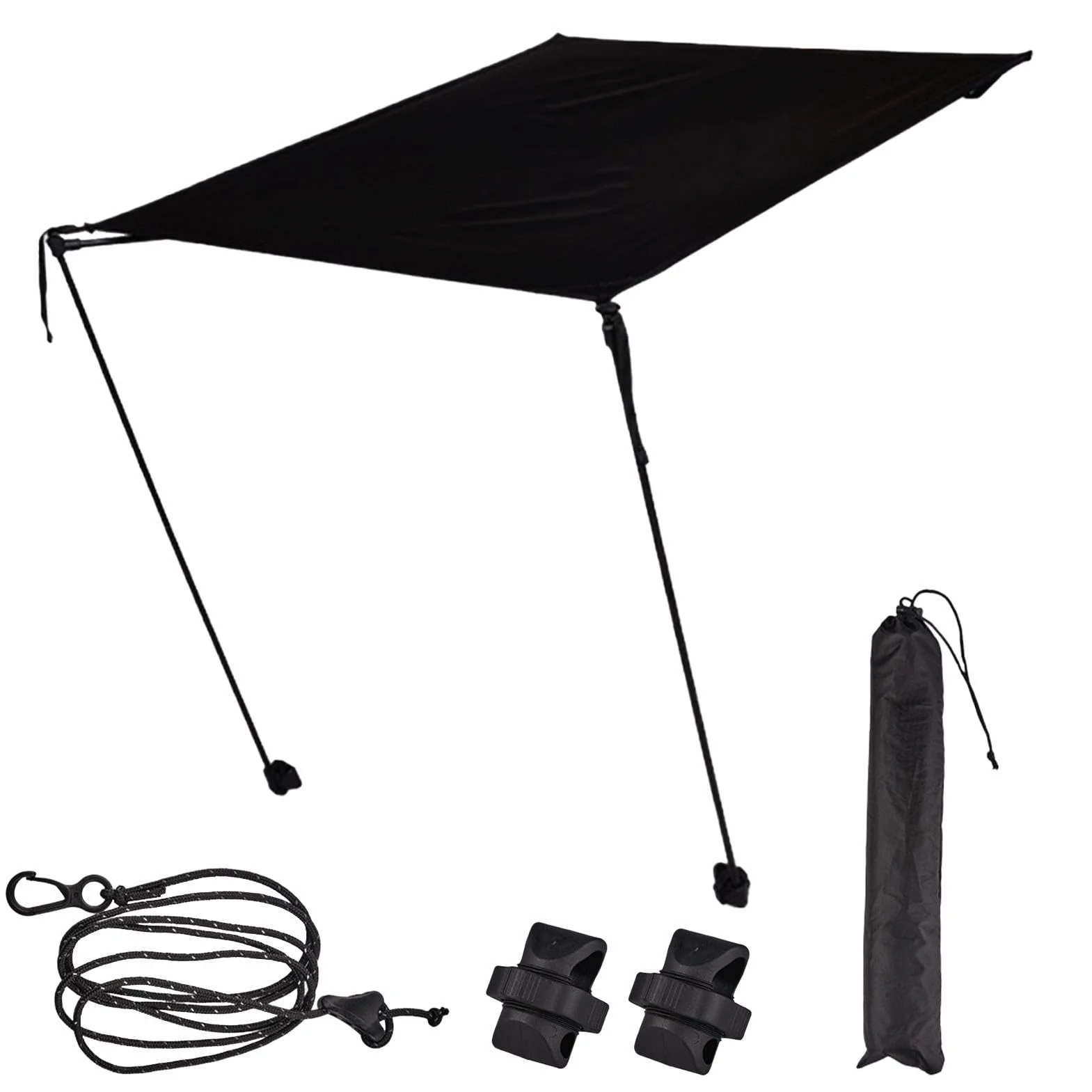Toldo Plegable De Silla Parasol Cubierta Solar para Playa, Pesca, Senderismo, Jardín