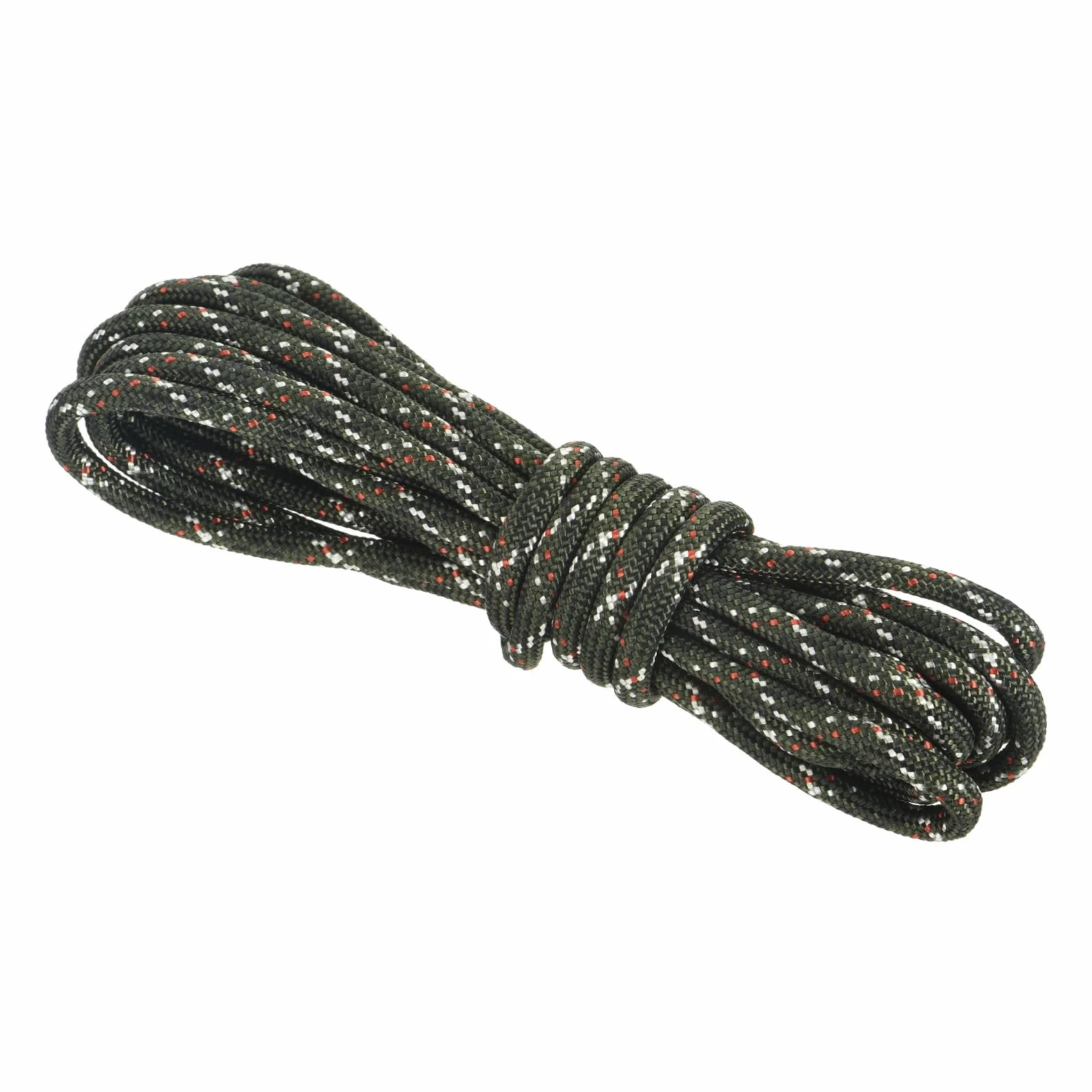 Cuerda Paracaídas 550 3 M, Nylon 4 Mm con Núcleo 7 Hebras, Negro Marrón